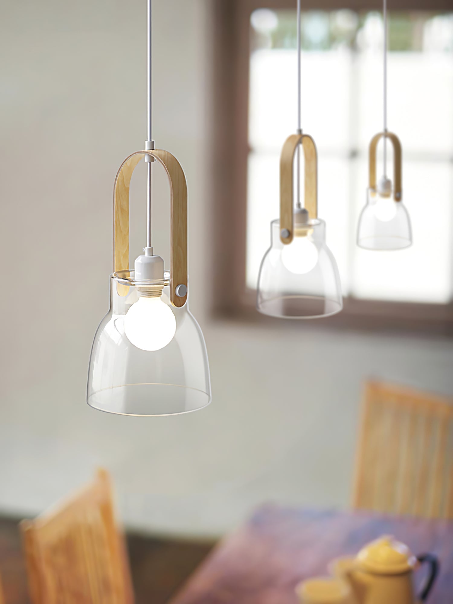 Skandi Glass Pendant Lamp - Lumpaz