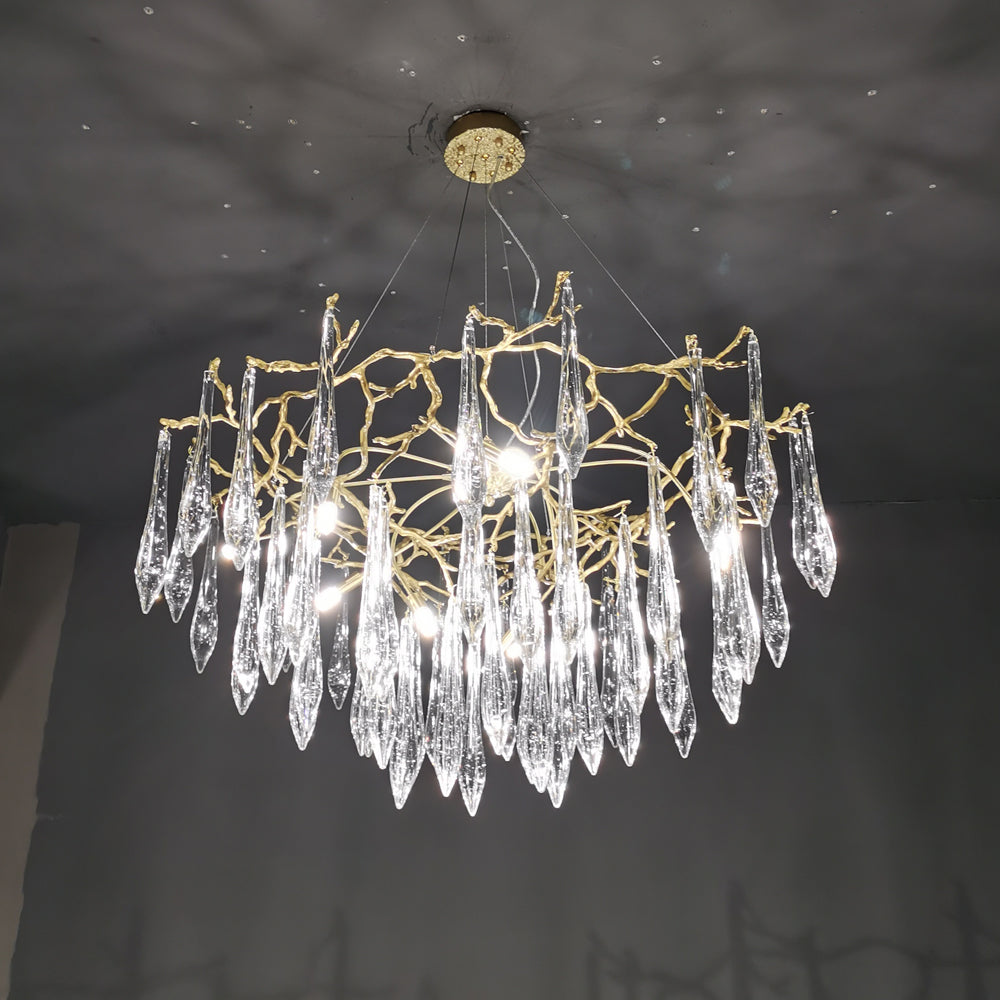 Branchs Brass Chandelier - Lumpaz