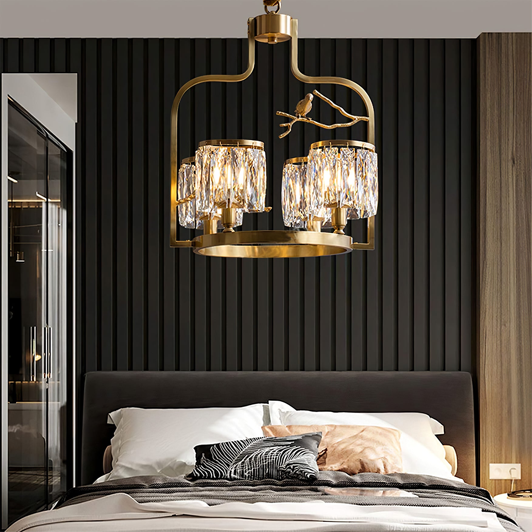 Crystal Bird Chandelier - Lumpaz