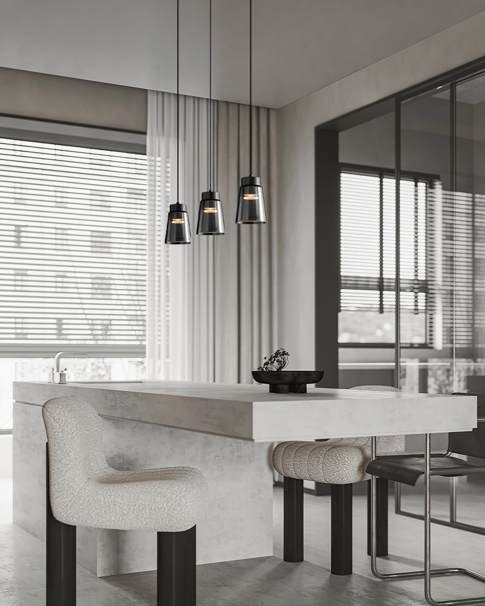 Smoke Cone Pendant Lamp - Lumpaz
