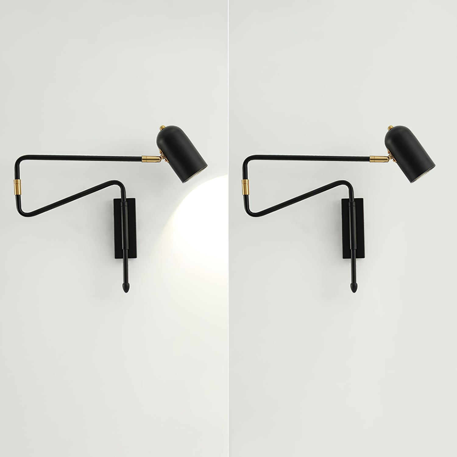 Long Arm Rotating Wall Lamp - Lumpaz