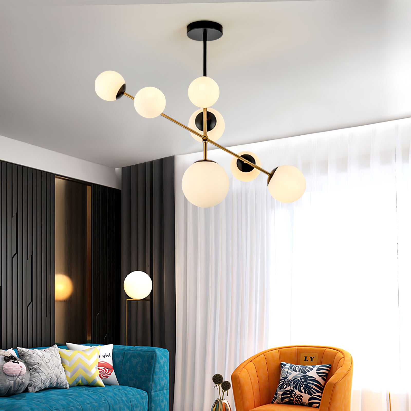 Fulesi Globe Chandelier - Lumpaz