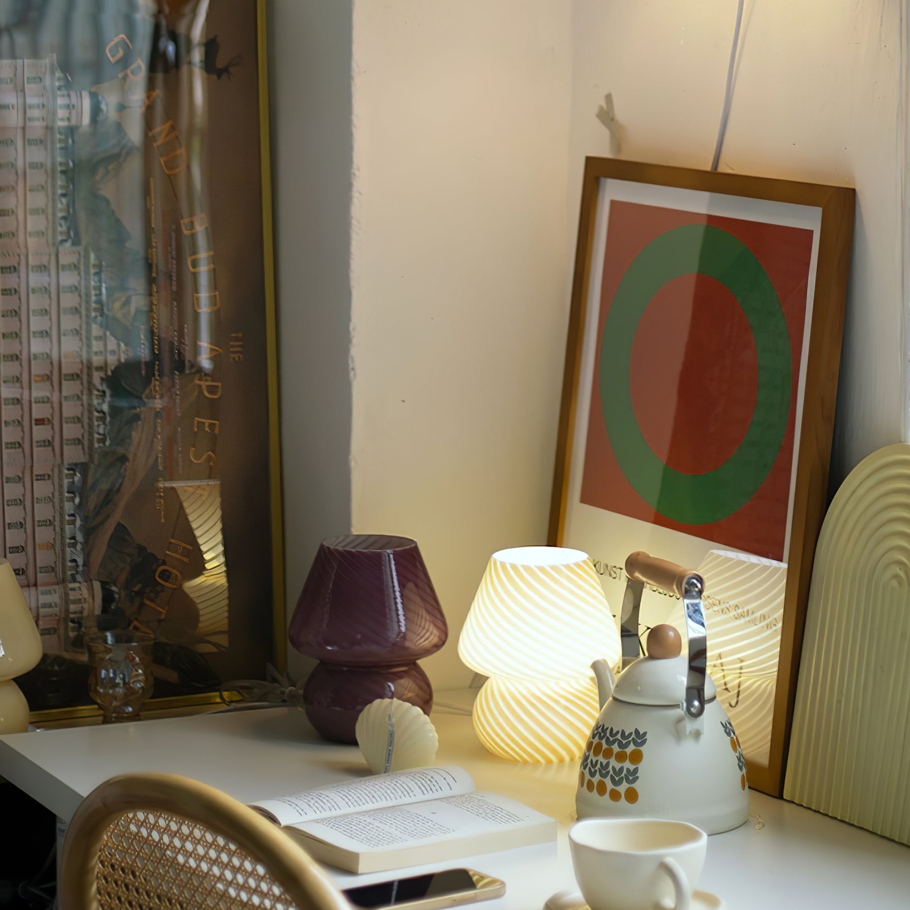 Ansel Glass Table Lamp - Lumpaz