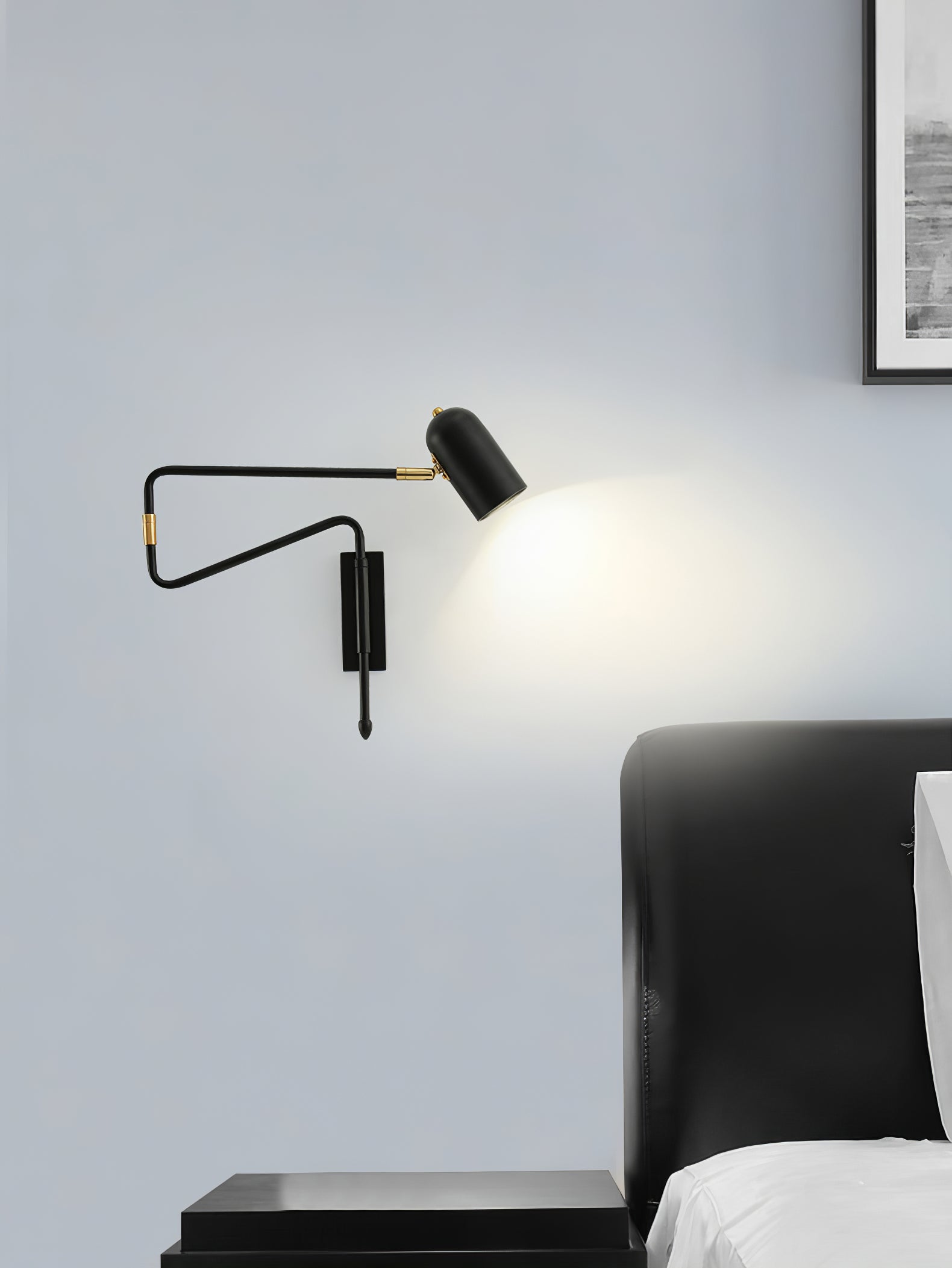 Long Arm Rotating Wall Lamp - Lumpaz