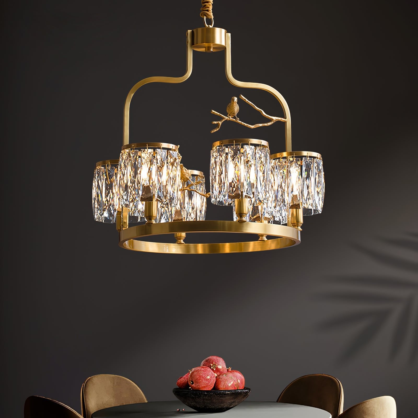 Crystal Bird Chandelier - Lumpaz