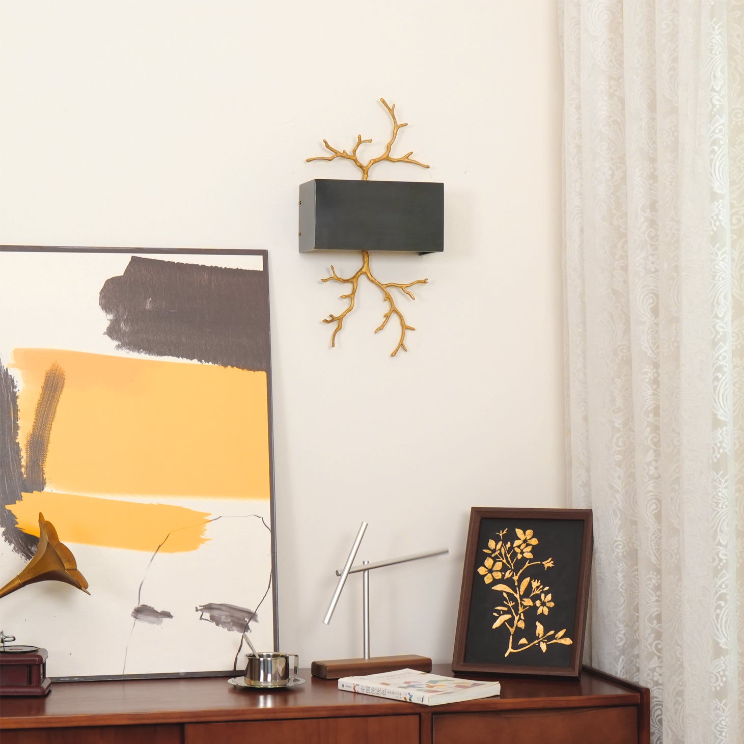 Brass Branch Wall Lamp - Lumpaz