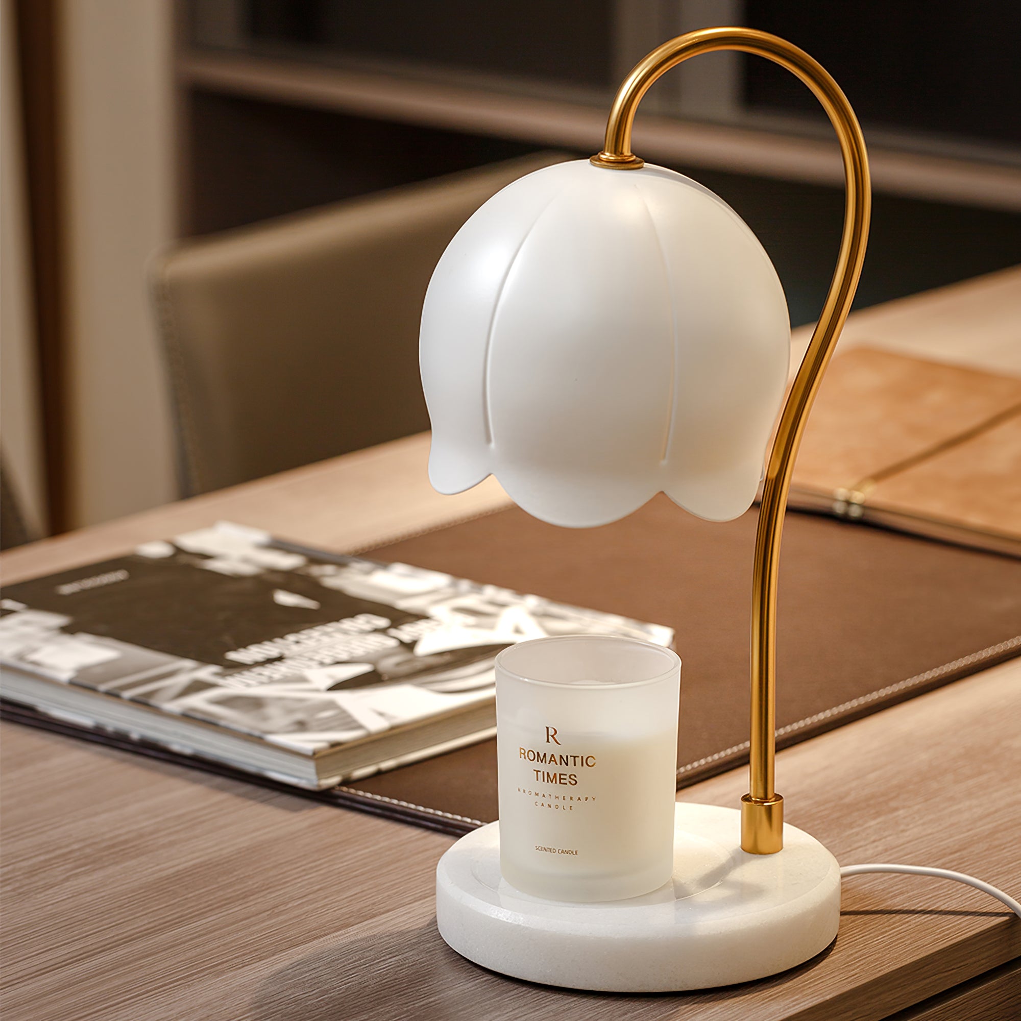 Flower Candle Warmer Lamp - Lumpaz