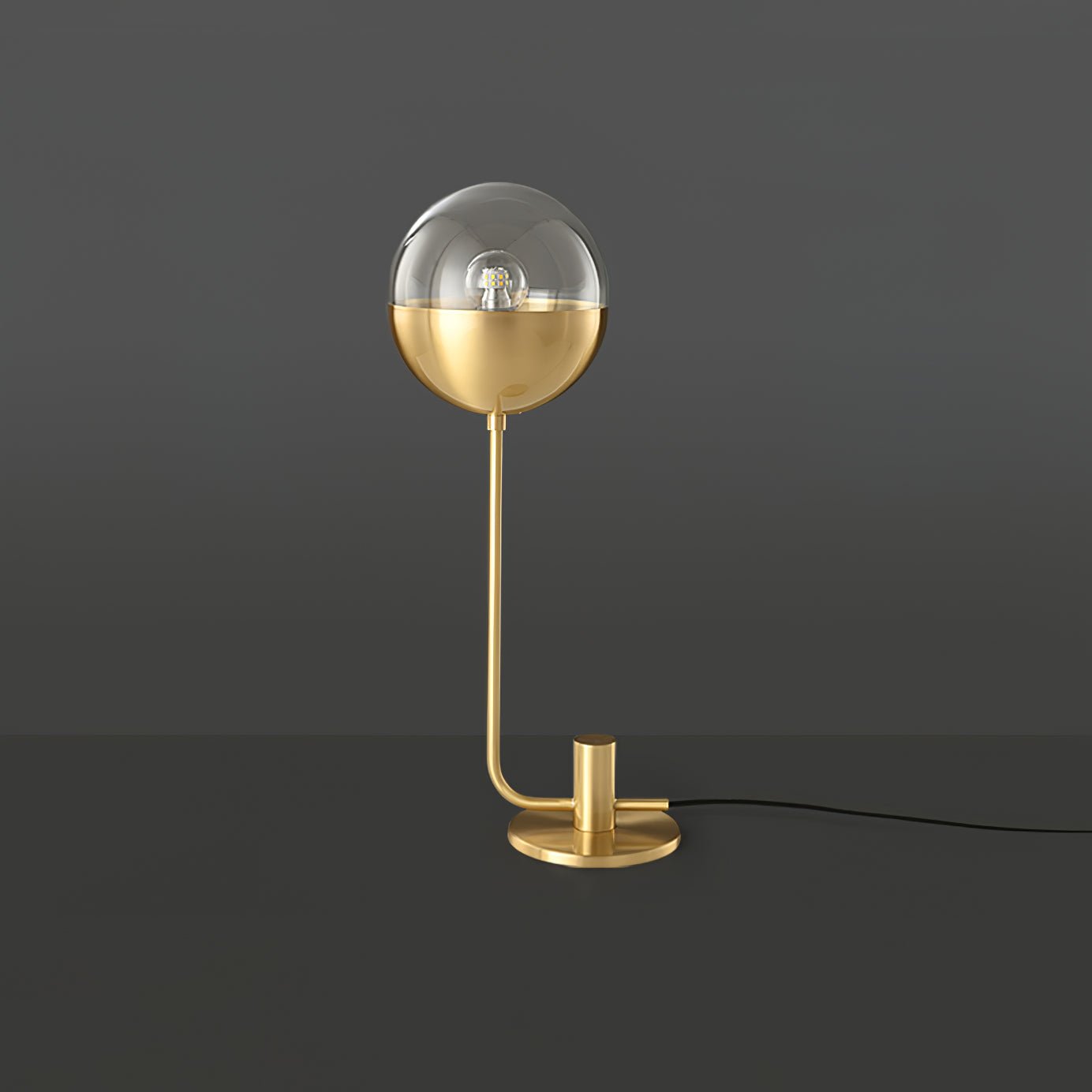 Brass Globular Table Lamp - Lumpaz