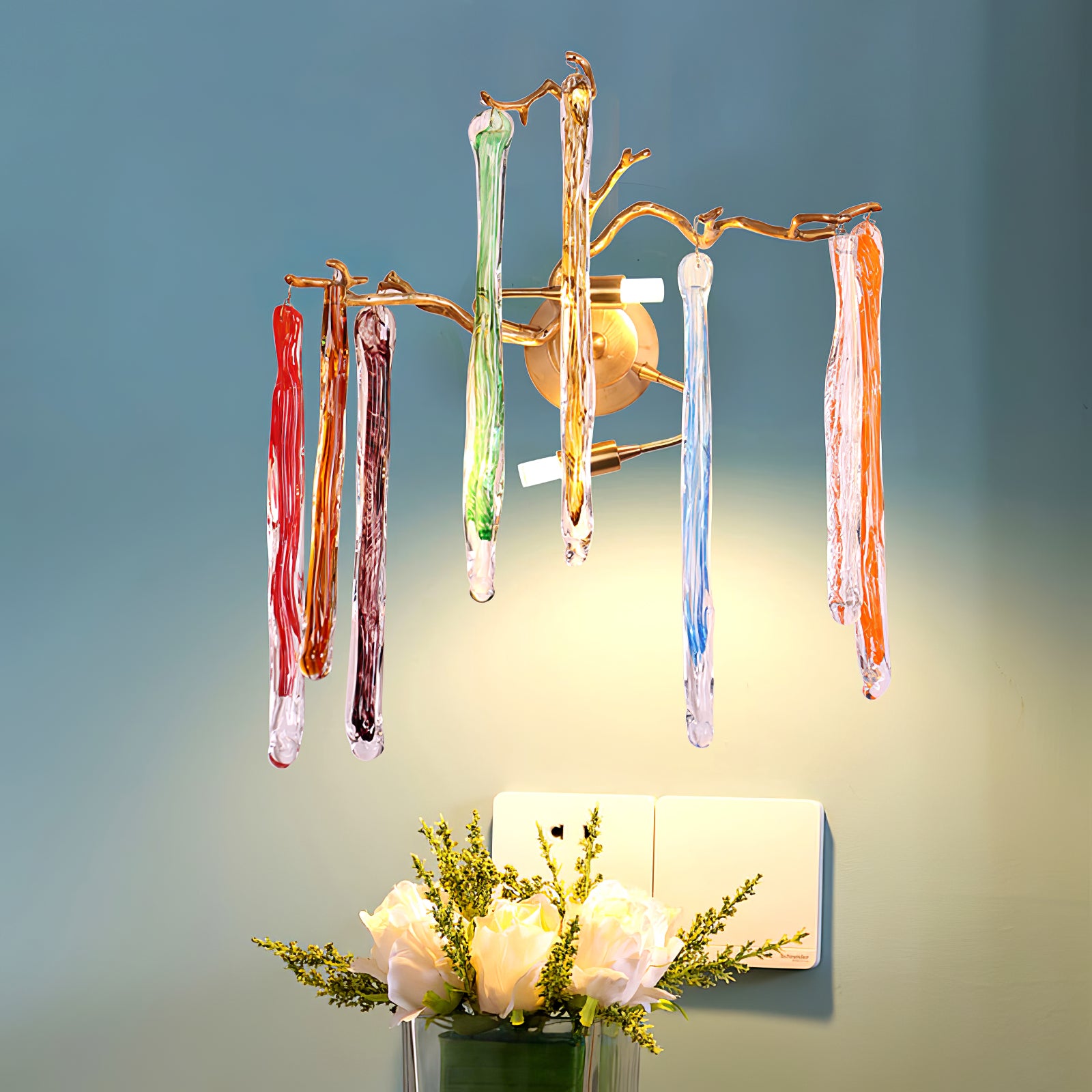 Aqua Salix Wall Lamp - Lumpaz