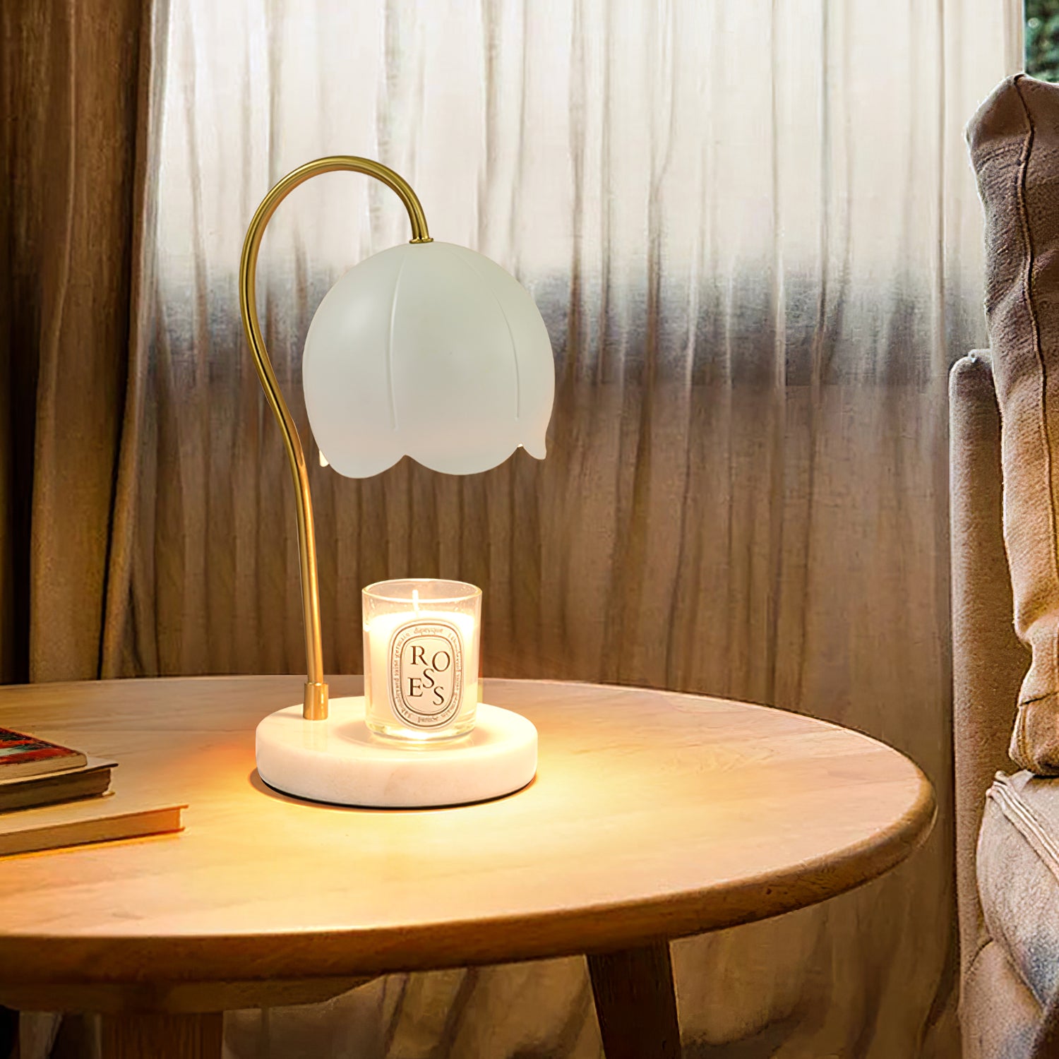 Flower Candle Warmer Lamp - Lumpaz