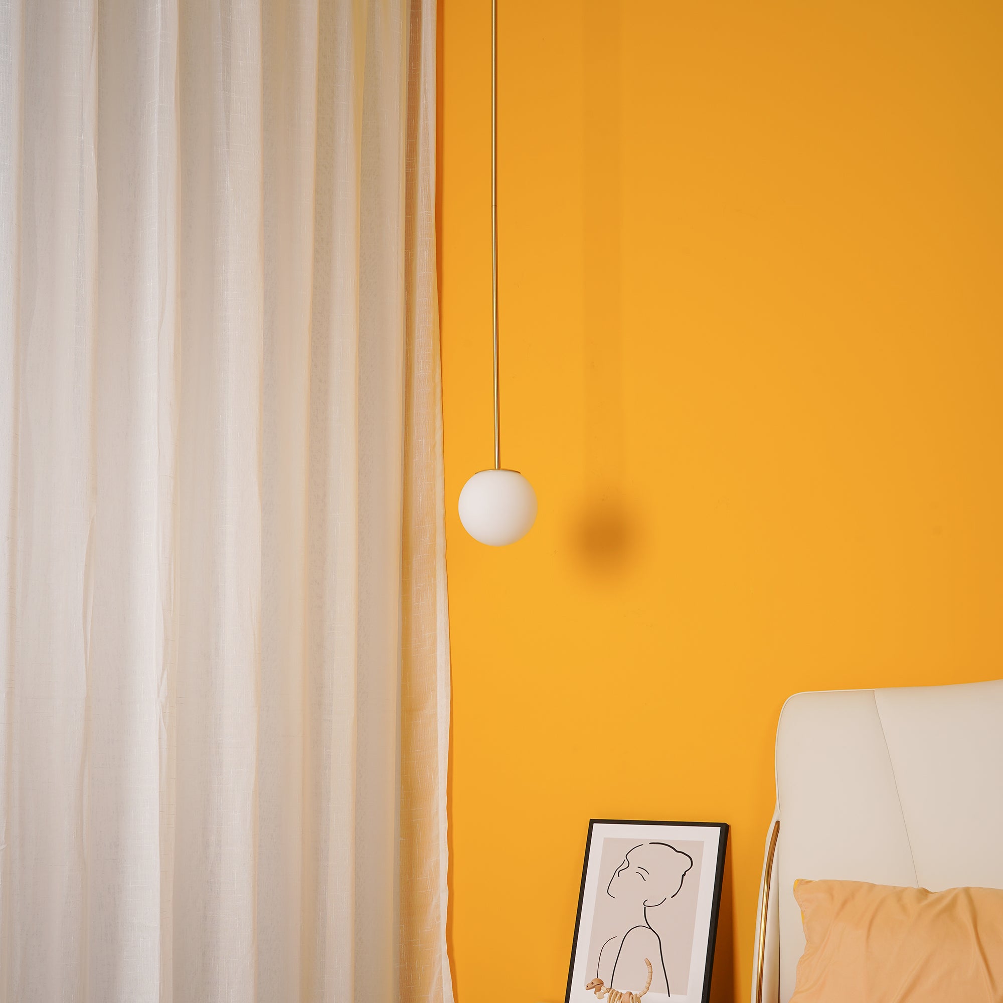 Brass Architectural Pendant Light - Lumpaz