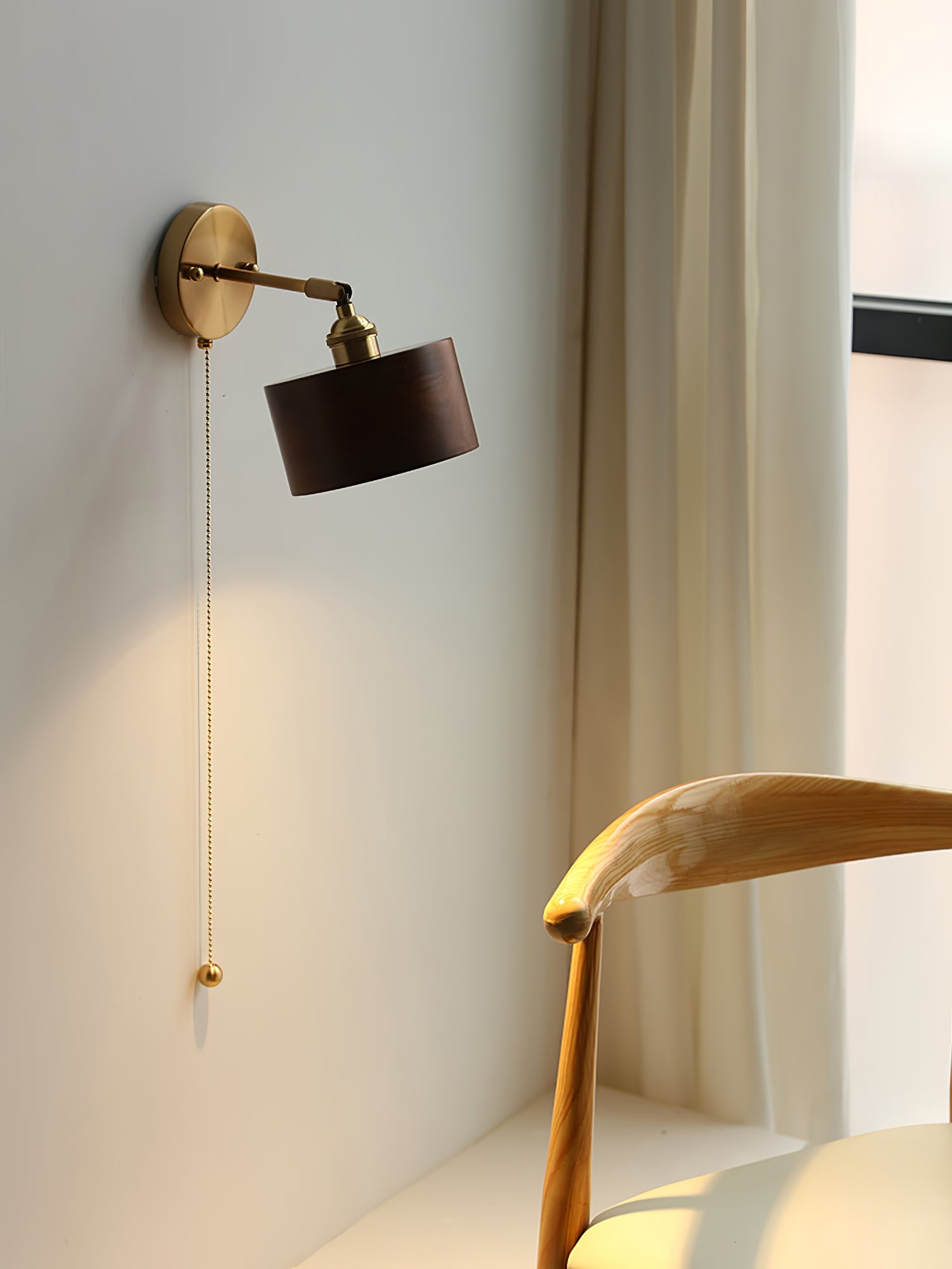 Rotatable Wooden Wall Lamp - Lumpaz