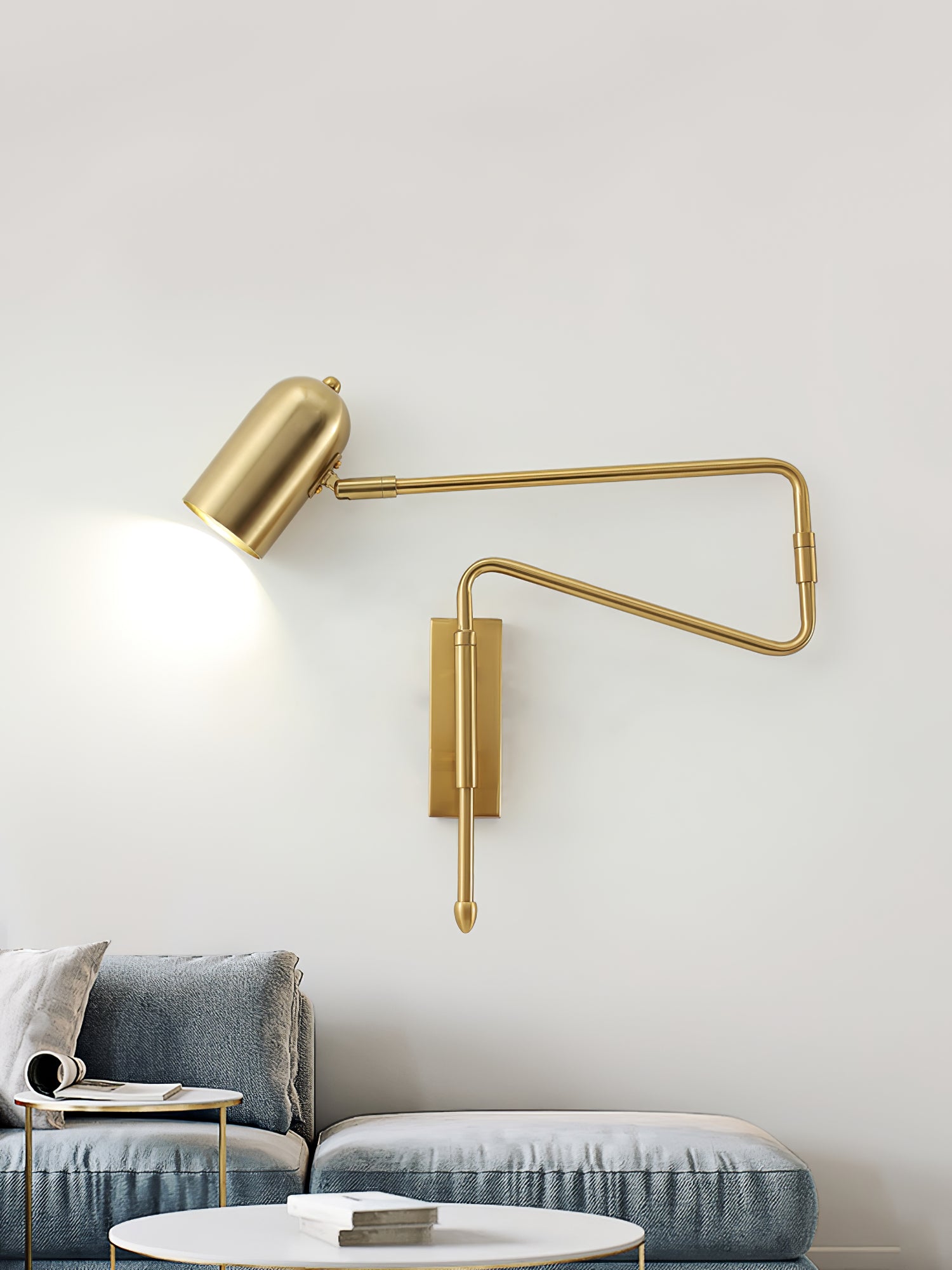 Long Arm Rotating Wall Lamp - Lumpaz