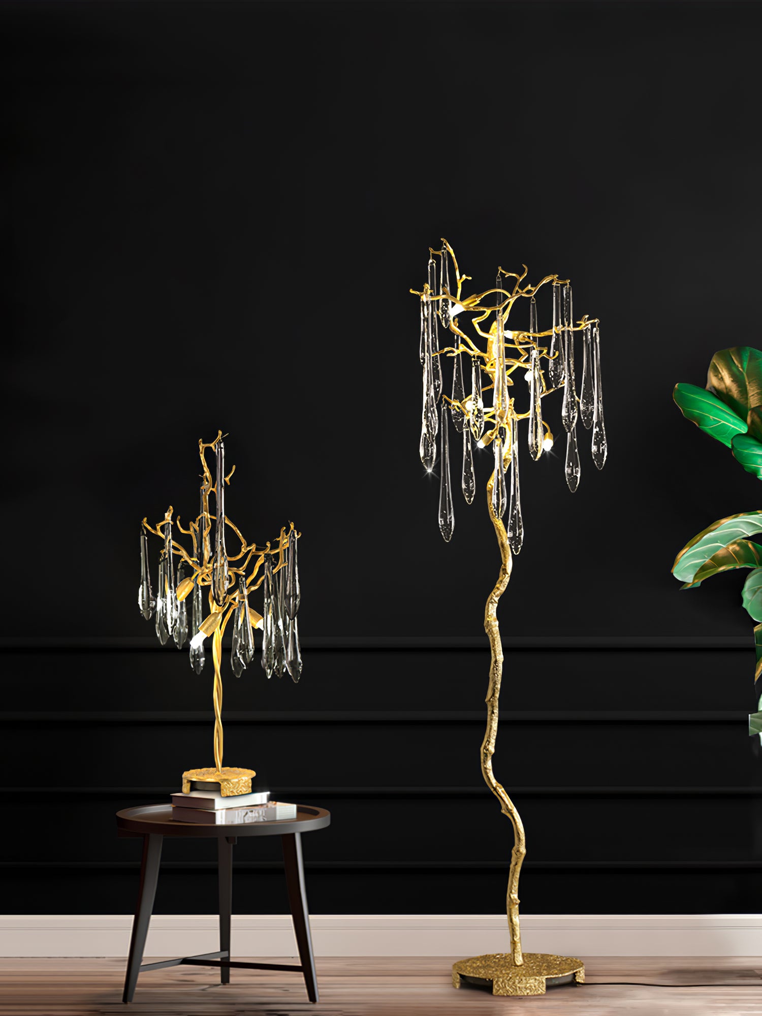 Aqua Willow Table Lamp - Lumpaz