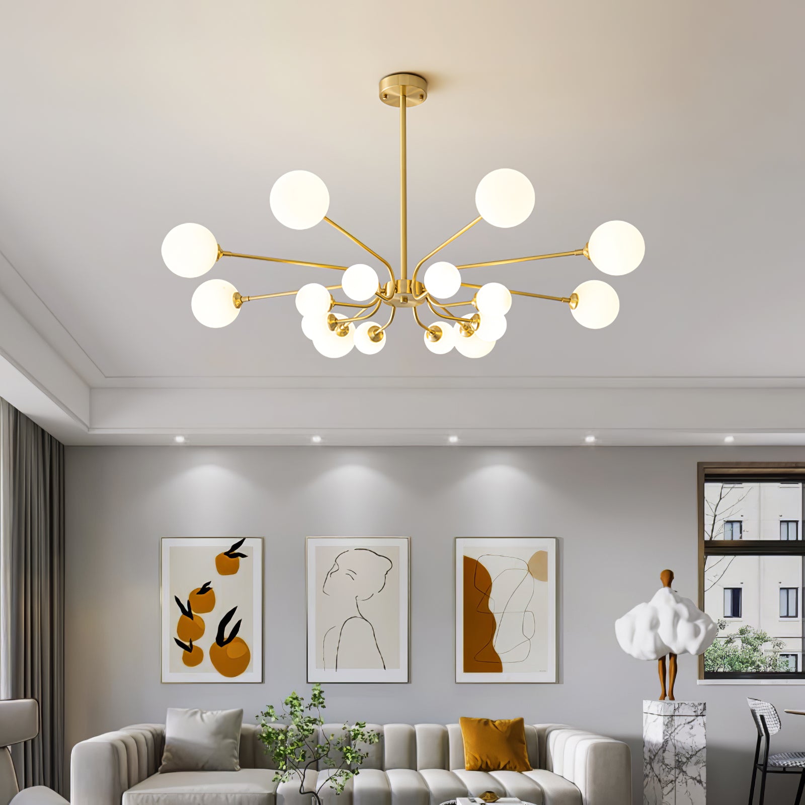 Balloon Ball Chandelier - Lumpaz