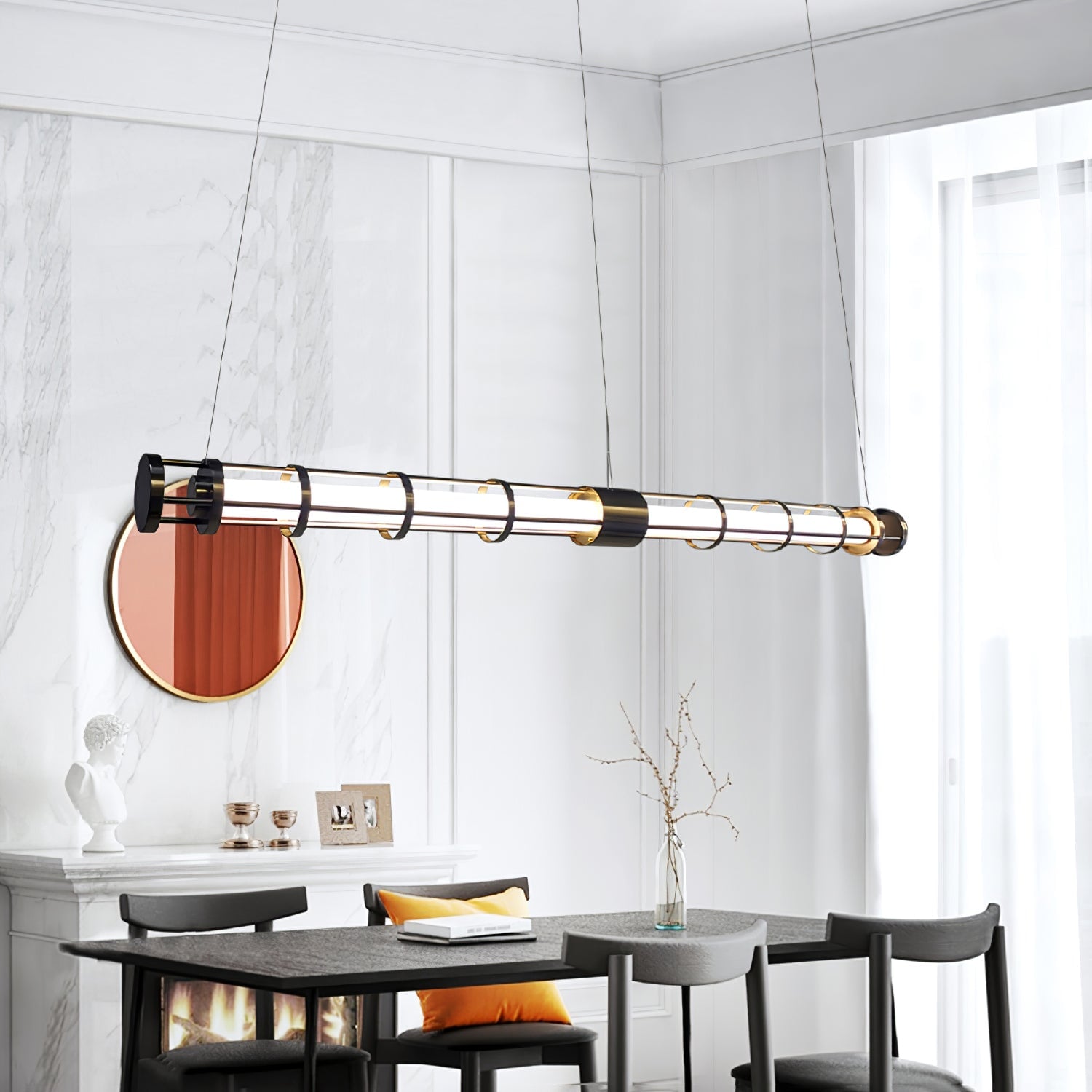 Round Tube Pendant Lamp - Lumpaz
