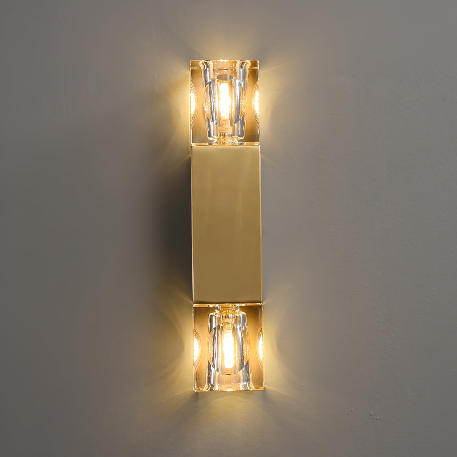 Rectangle Crystal Wall Lamp - Lumpaz