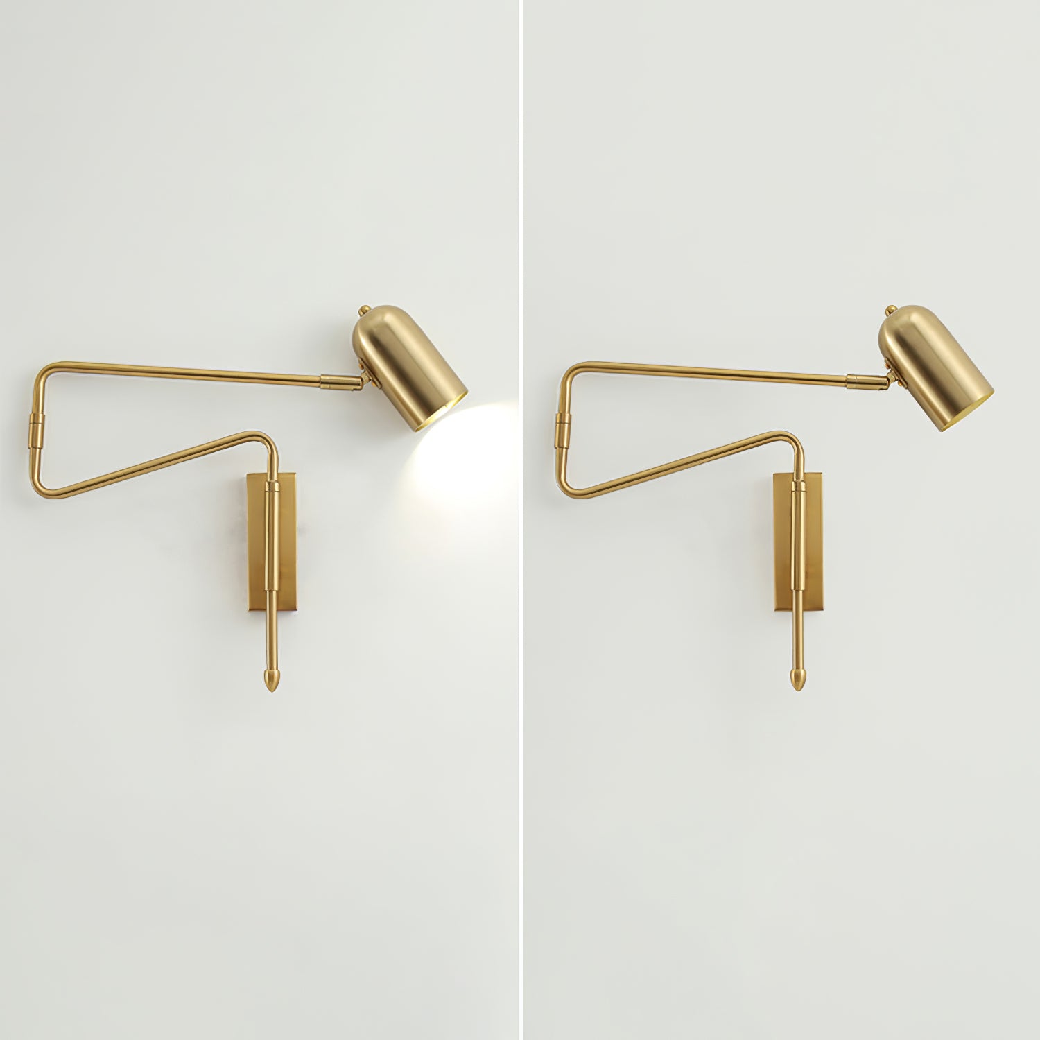 Long Arm Rotating Wall Lamp - Lumpaz