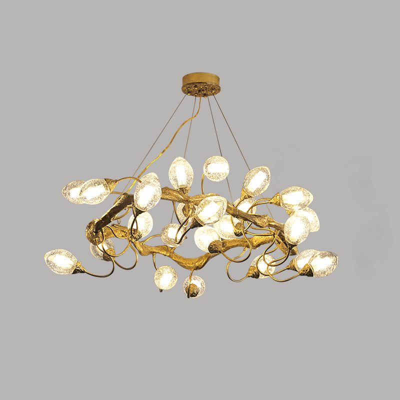 Lotus Brass Chandeliers - Lumpaz