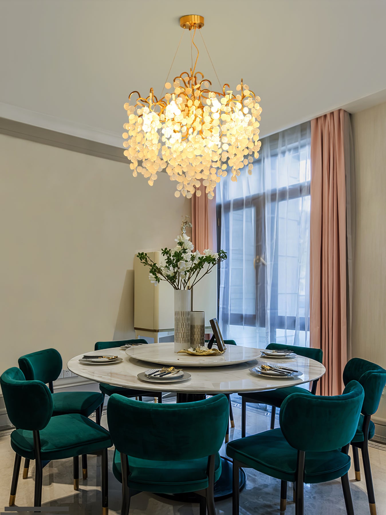 Shiro Noda Round Chandelier - Lumpaz