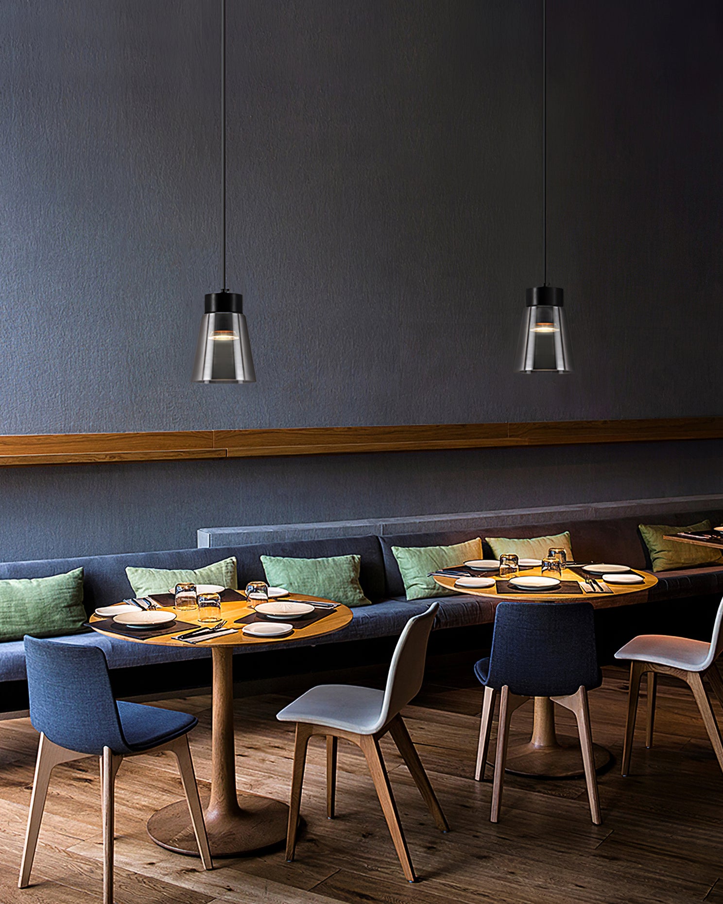 Smoke Cone Pendant Lamp - Lumpaz