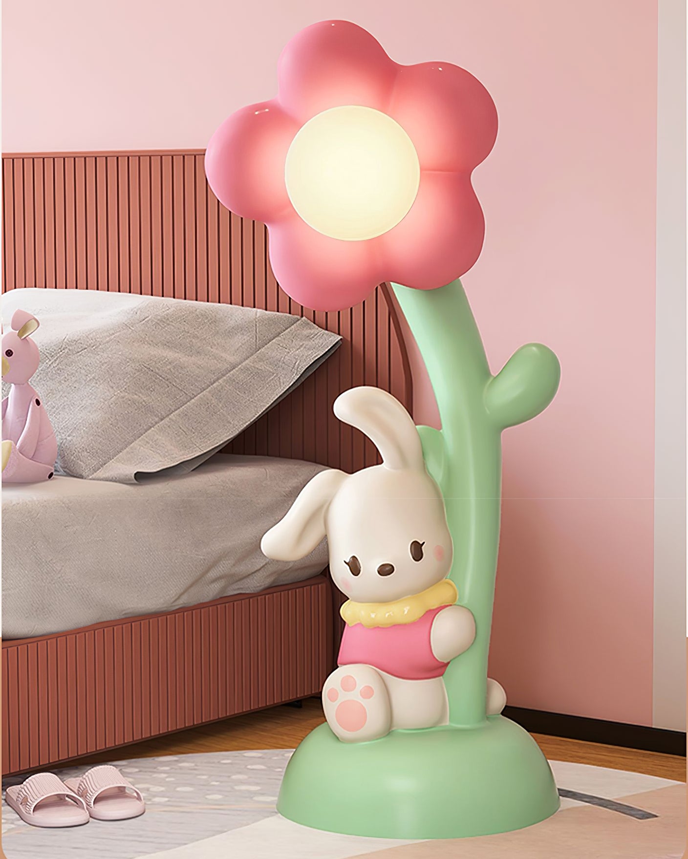 Bunny & Flower Floor Lamp - Lumpaz