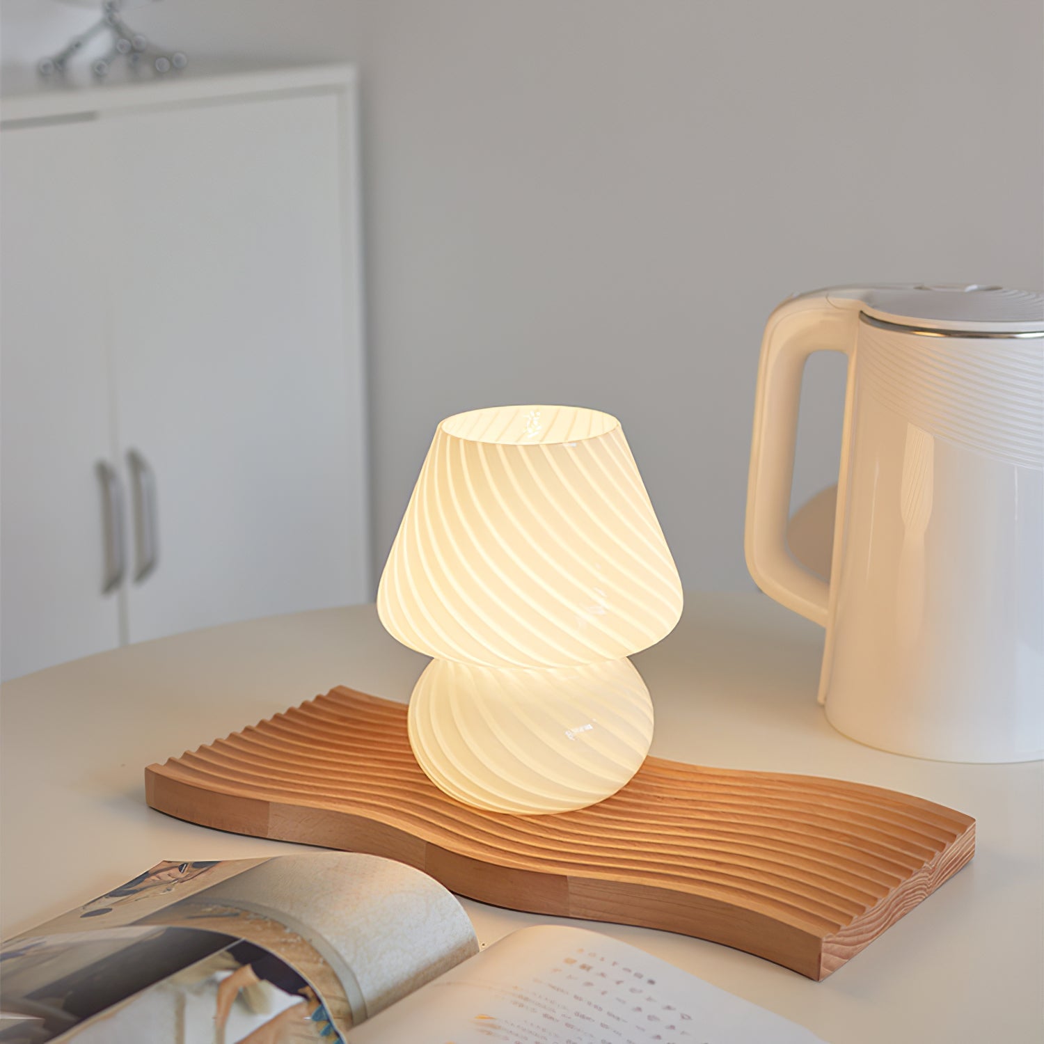 Ansel Glass Table Lamp - Lumpaz