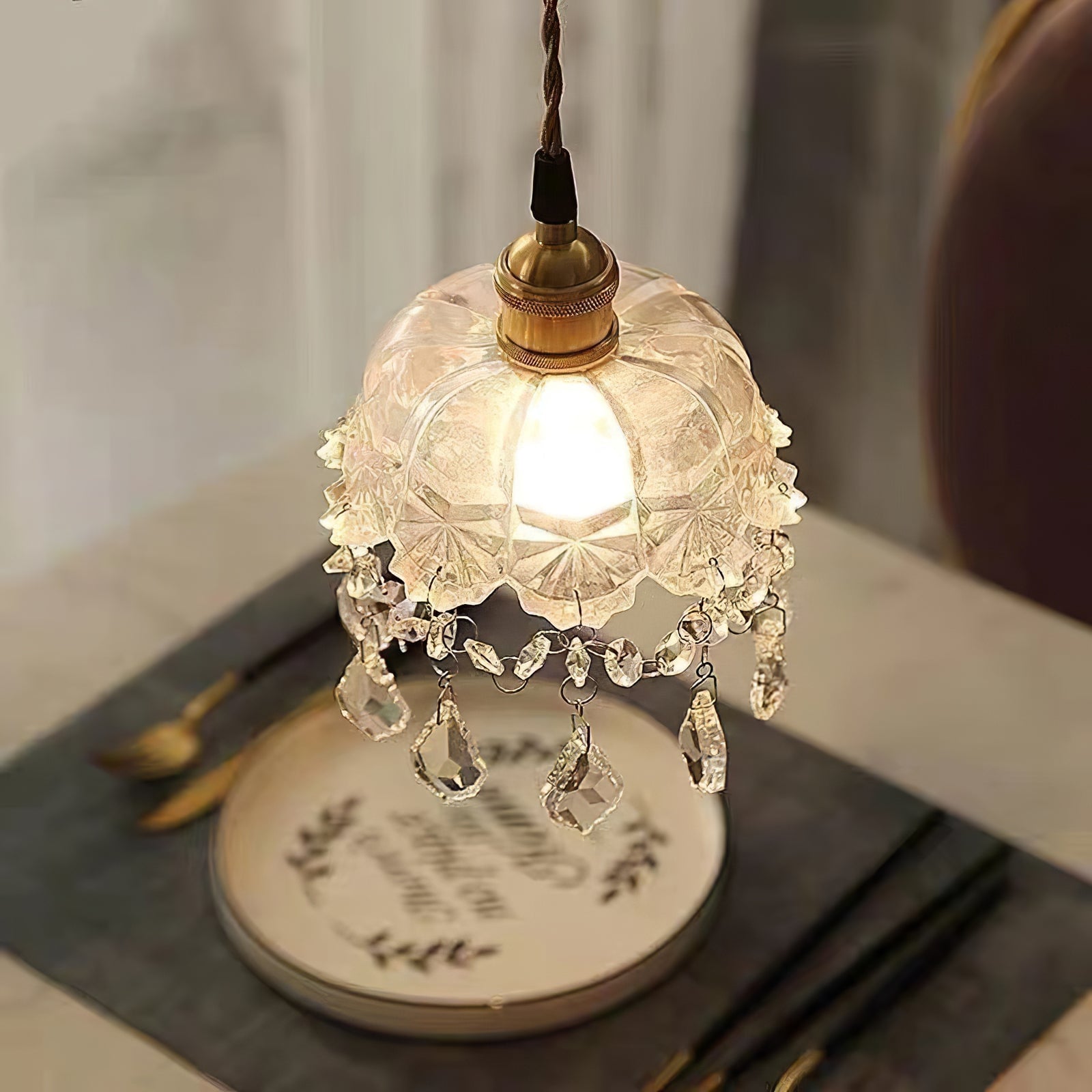 Glass Jewel Pendant Light - Lumpaz