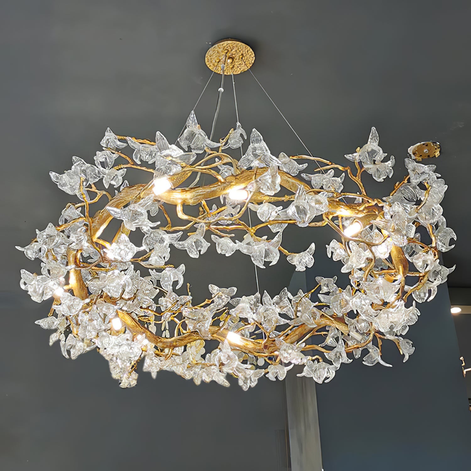 Hibiscus Flower Chandelier - Lumpaz