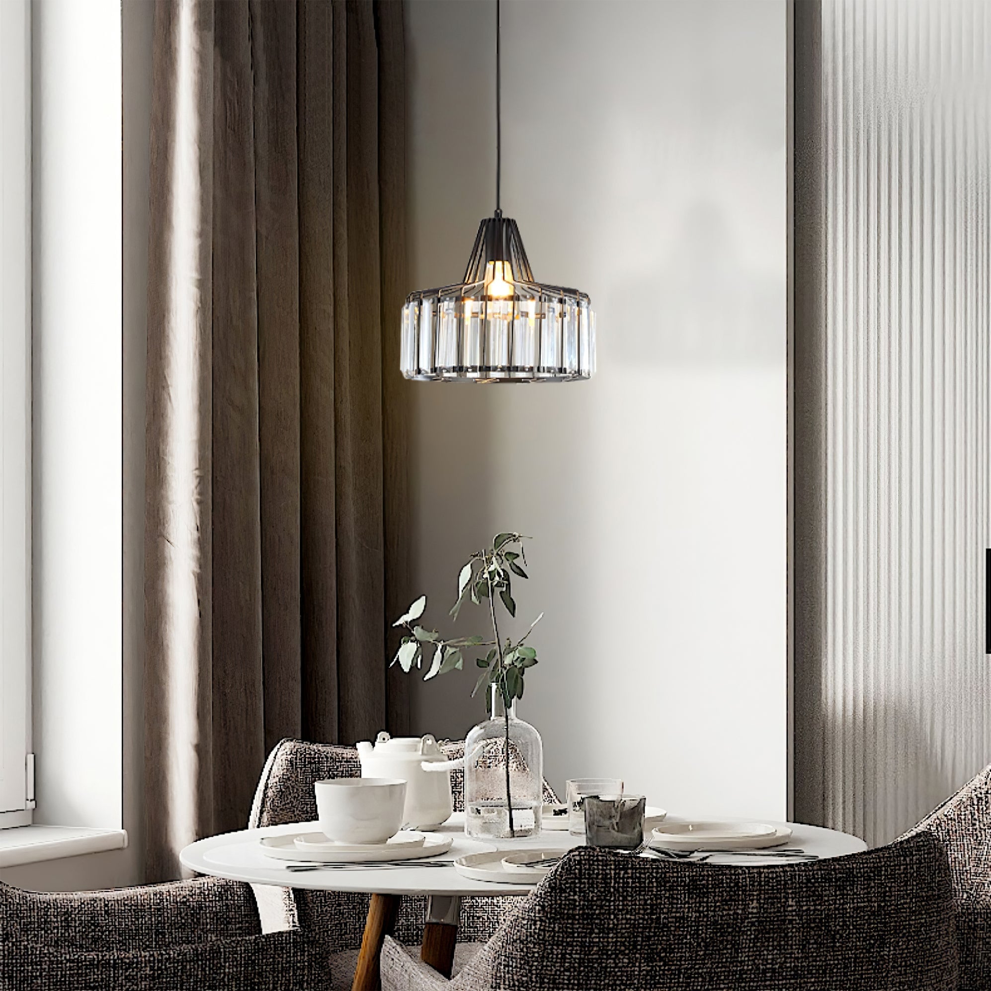 Bruckner Crystal Pendant Lamp - Lumpaz