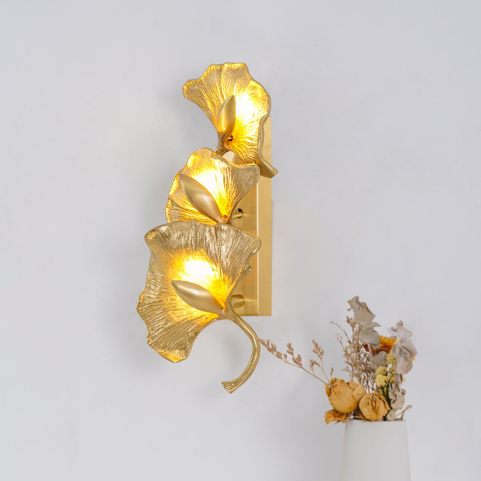 Ginkgo Leaf Wall Lamp - Lumpaz