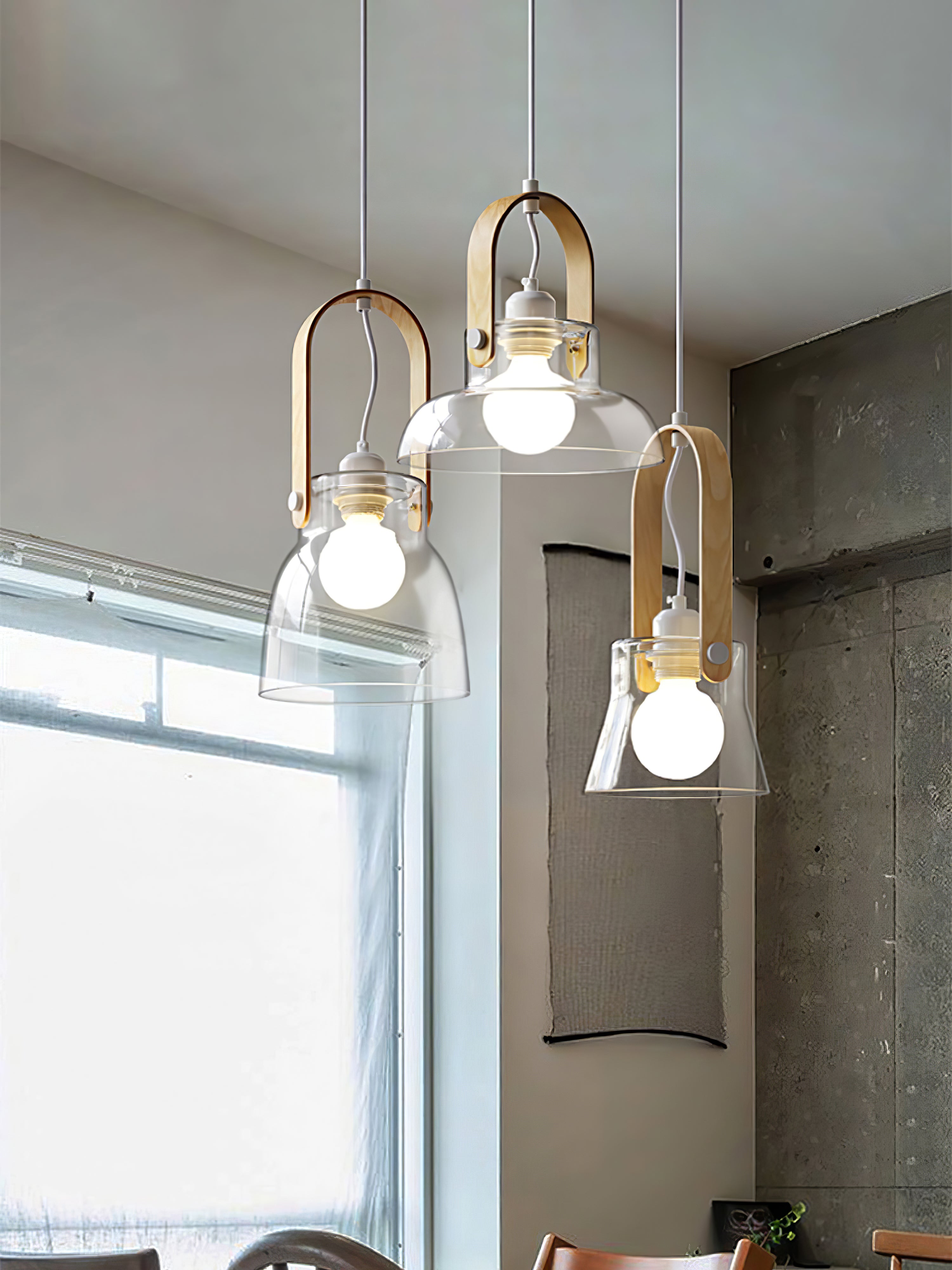 Skandi Glass Pendant Lamp - Lumpaz