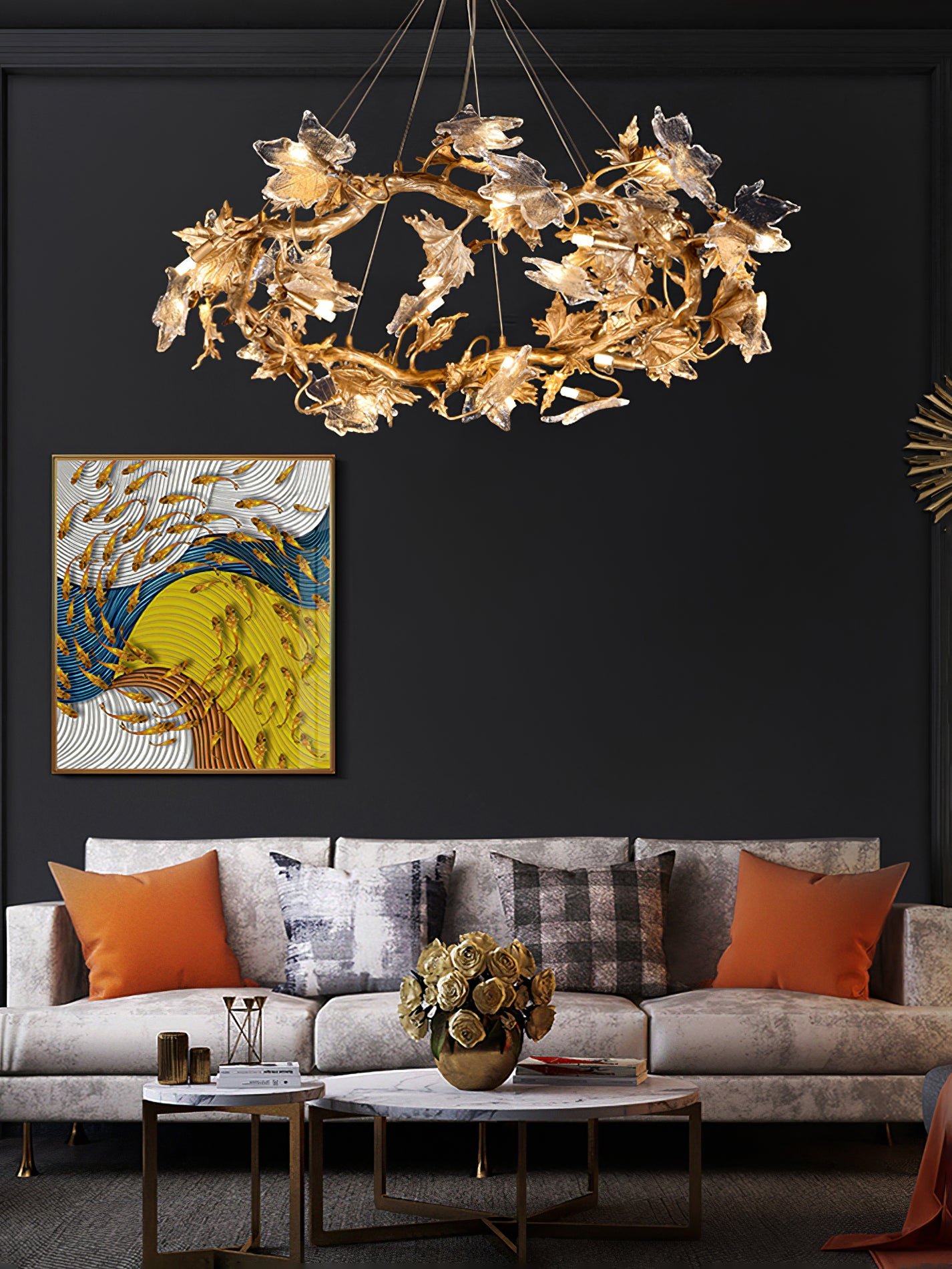 Folio Crown Chandelier - Lumpaz