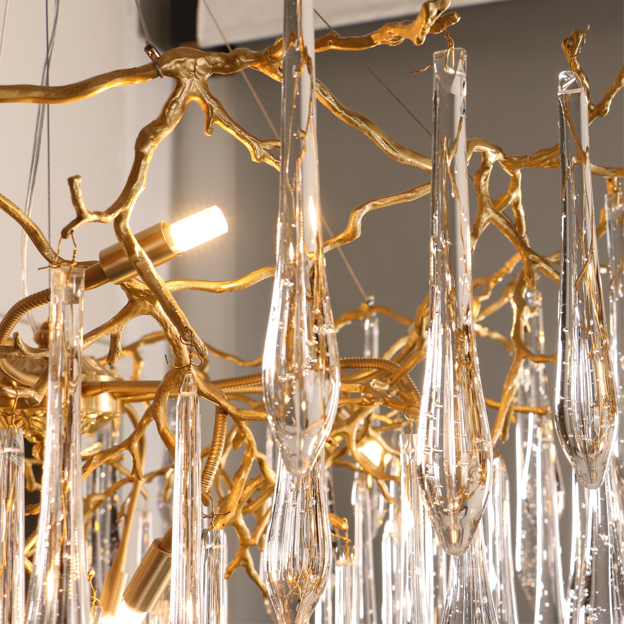 Branchs Brass Chandelier - Lumpaz