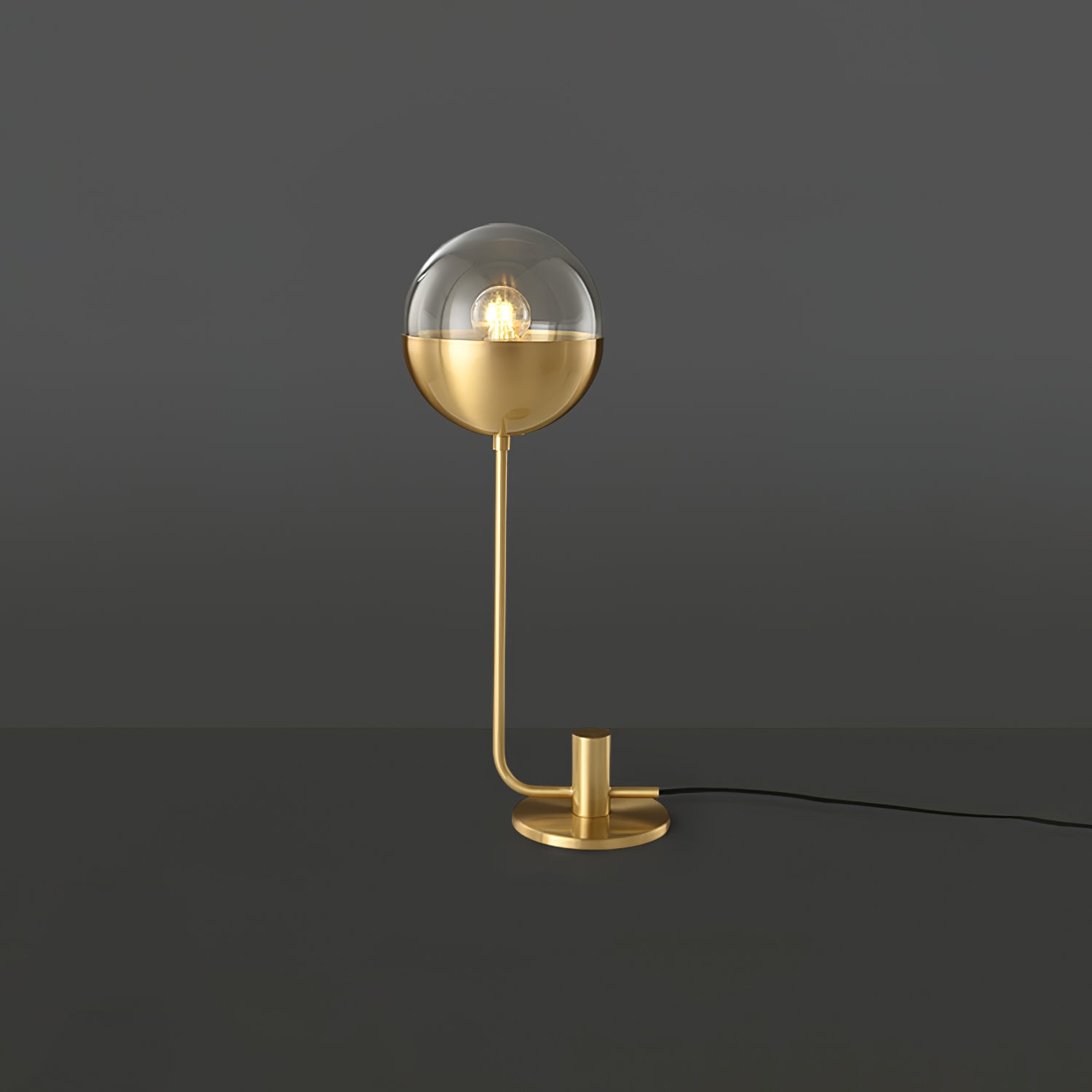 Brass Globular Table Lamp - Lumpaz