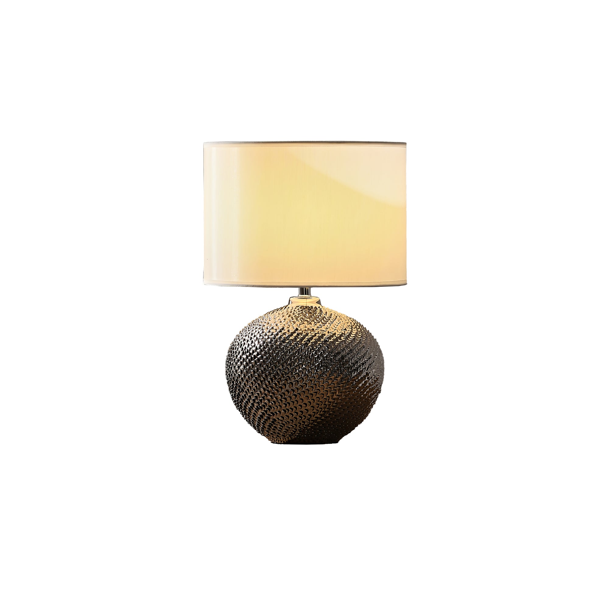 Mabel Textured Ceramic Table Lamp - Lumpaz