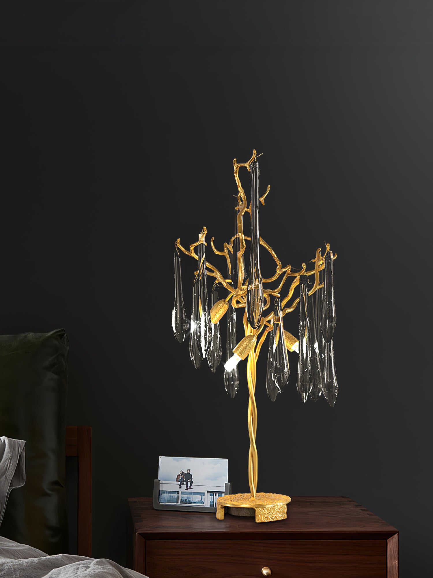Aqua Willow Table Lamp - Lumpaz