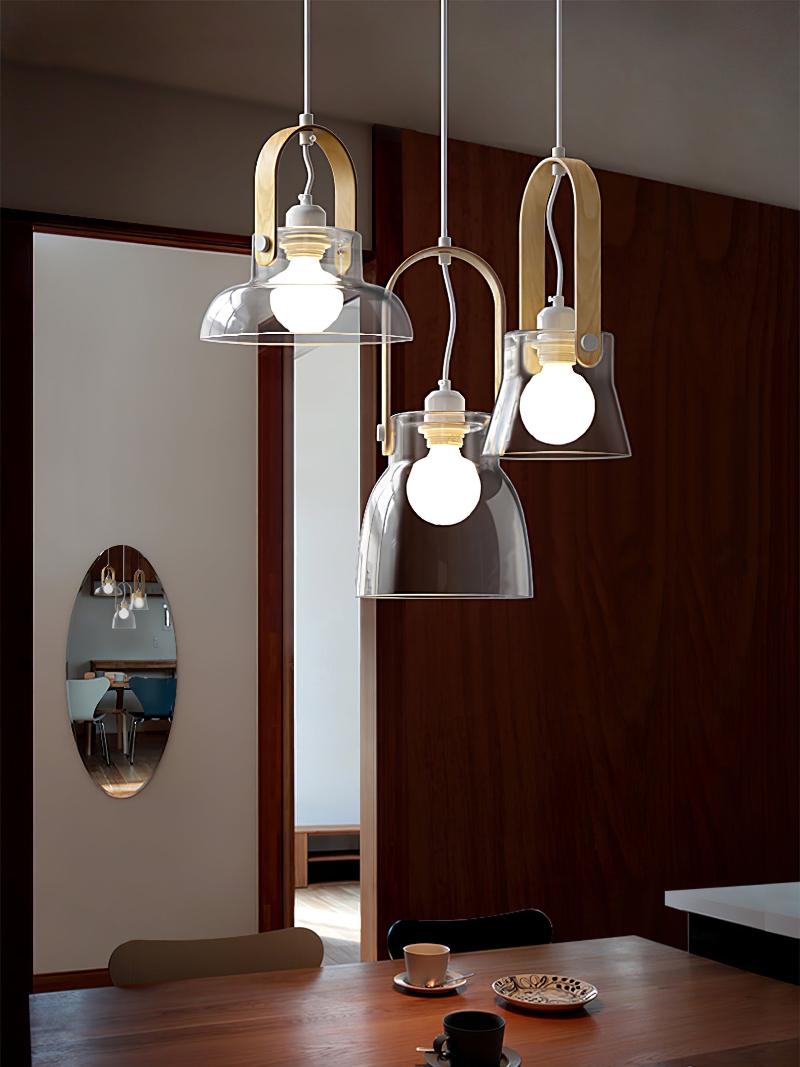 Skandi Glass Pendant Lamp - Lumpaz