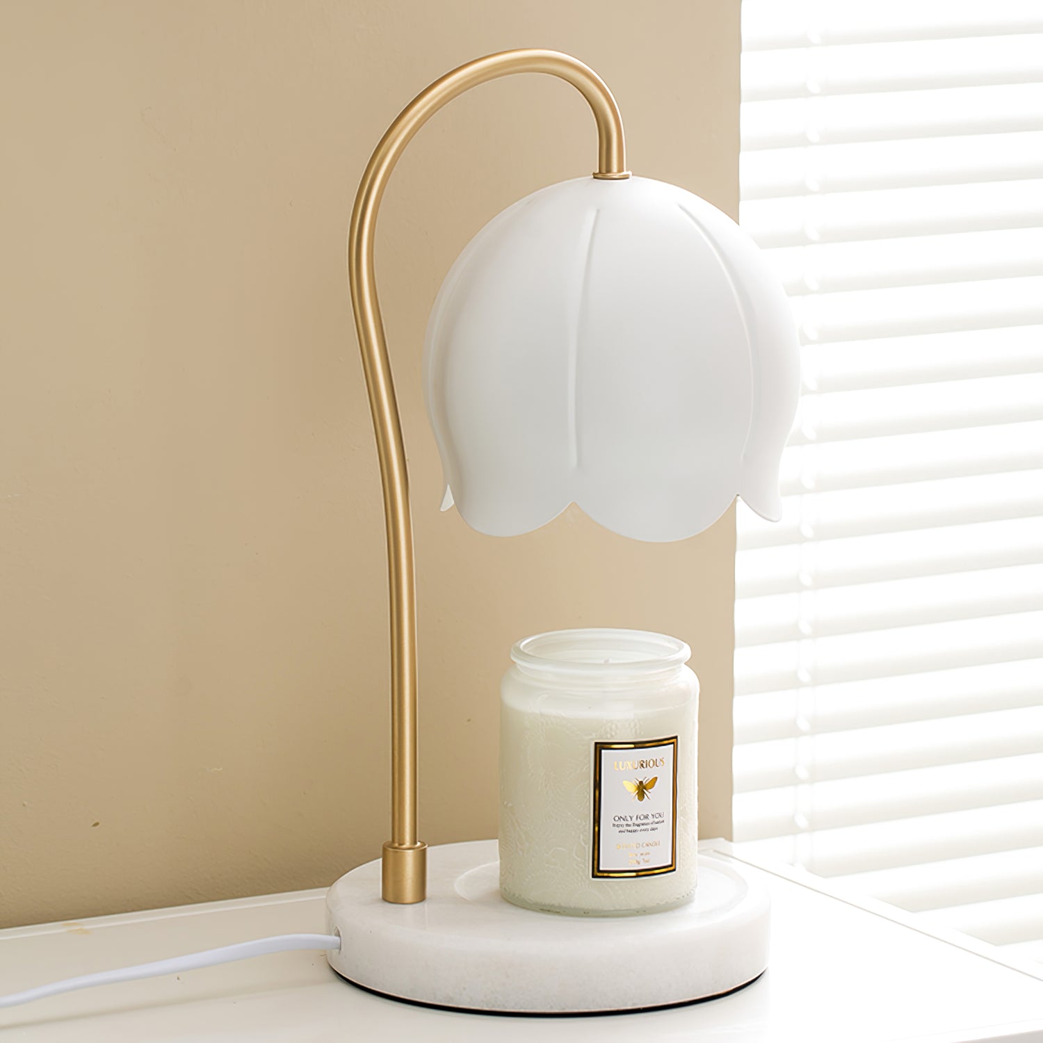 Flower Candle Warmer Lamp - Lumpaz