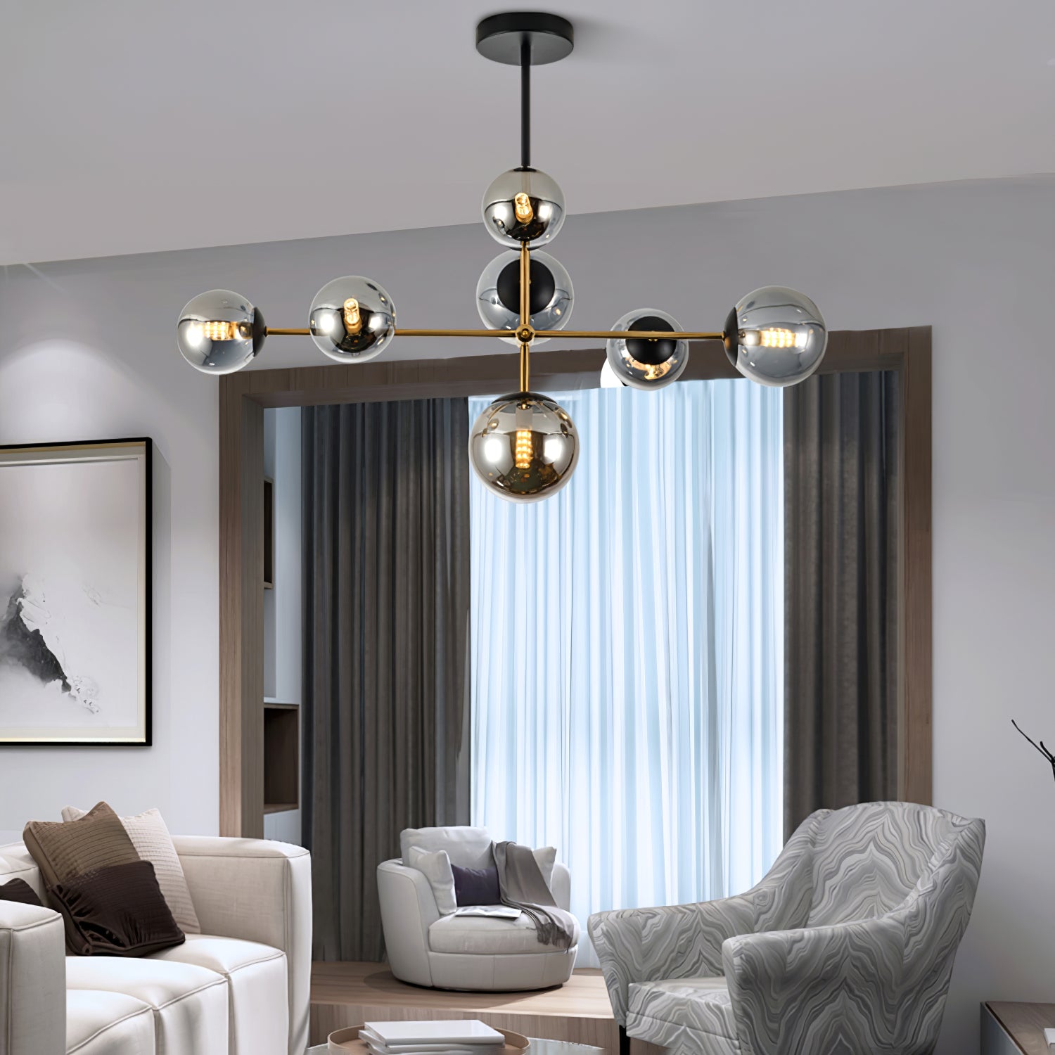 Fulesi Globe Chandelier - Lumpaz