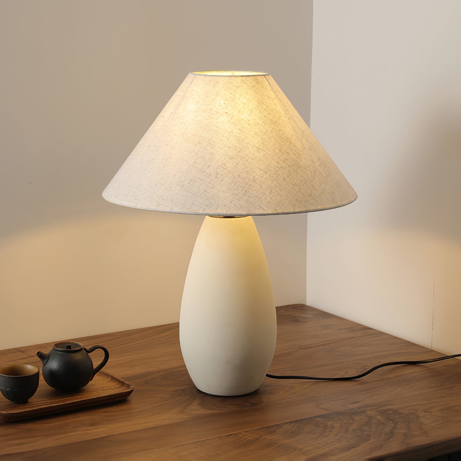 Scatchard Ceramic Table Lamp - Lumpaz