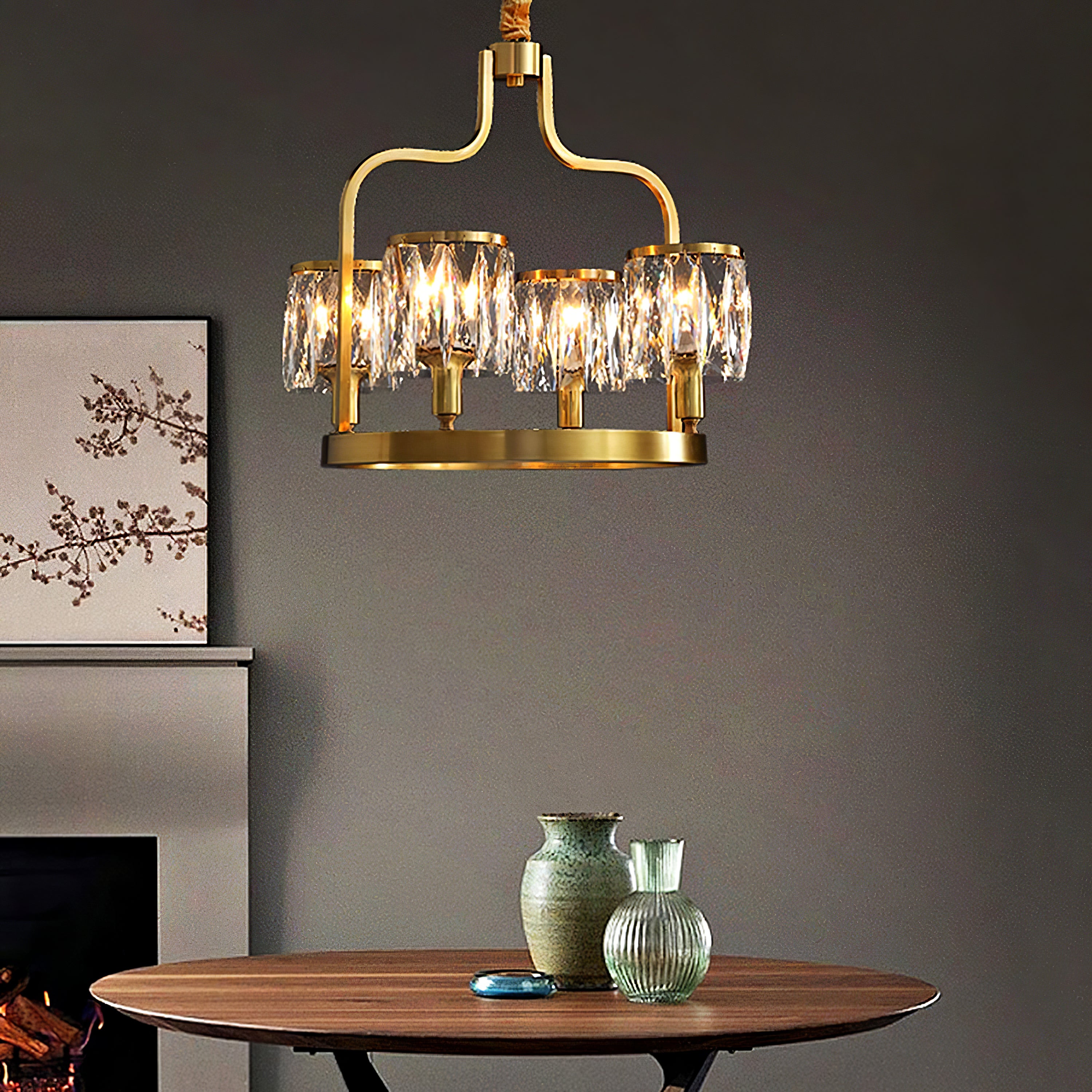 Crystal Bird Chandelier - Lumpaz