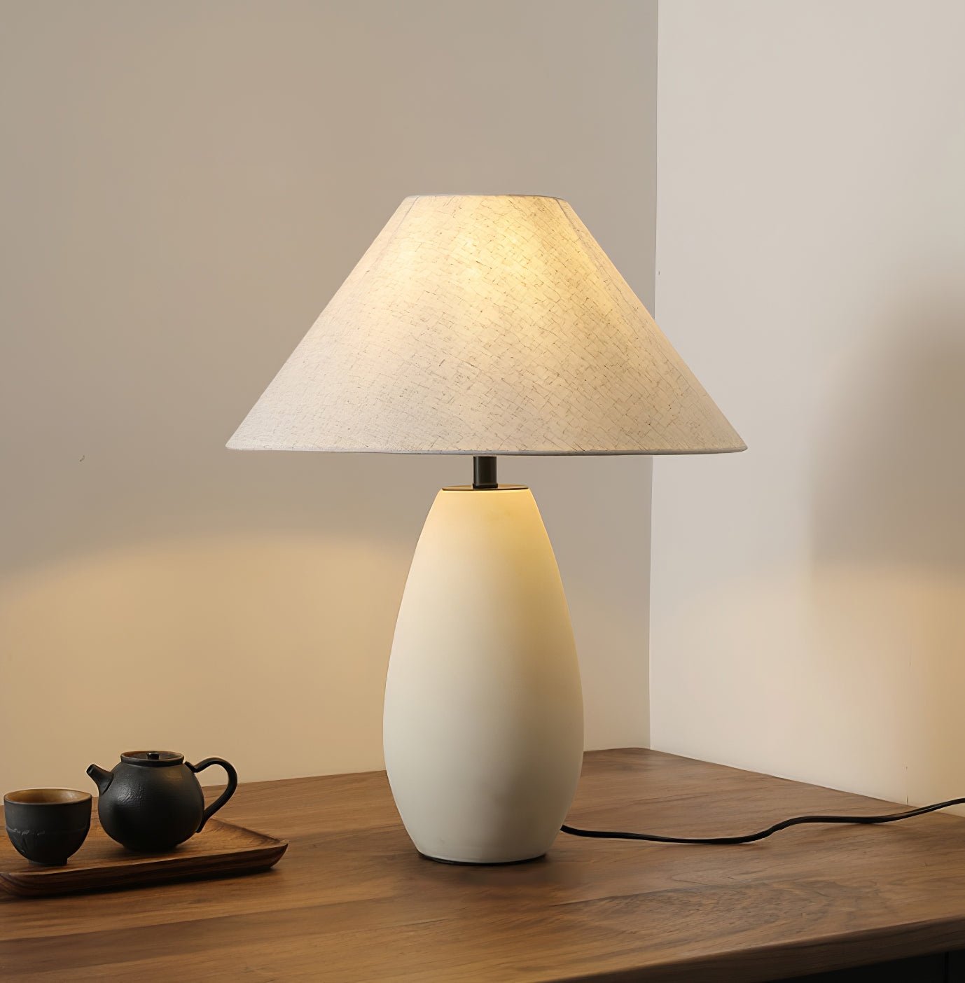Scatchard Ceramic Table Lamp - Lumpaz