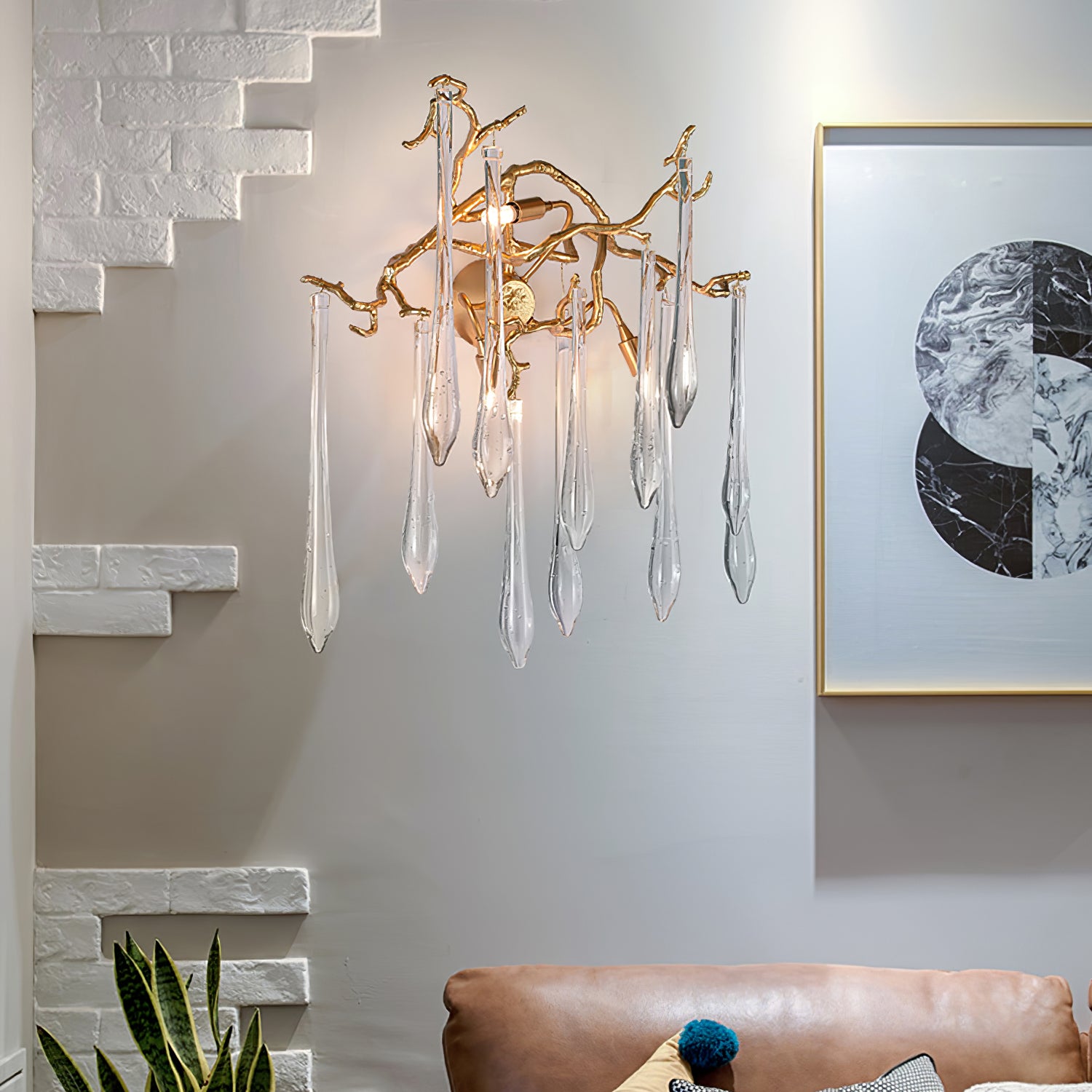 Aqua Salix Wall Lamp - Lumpaz