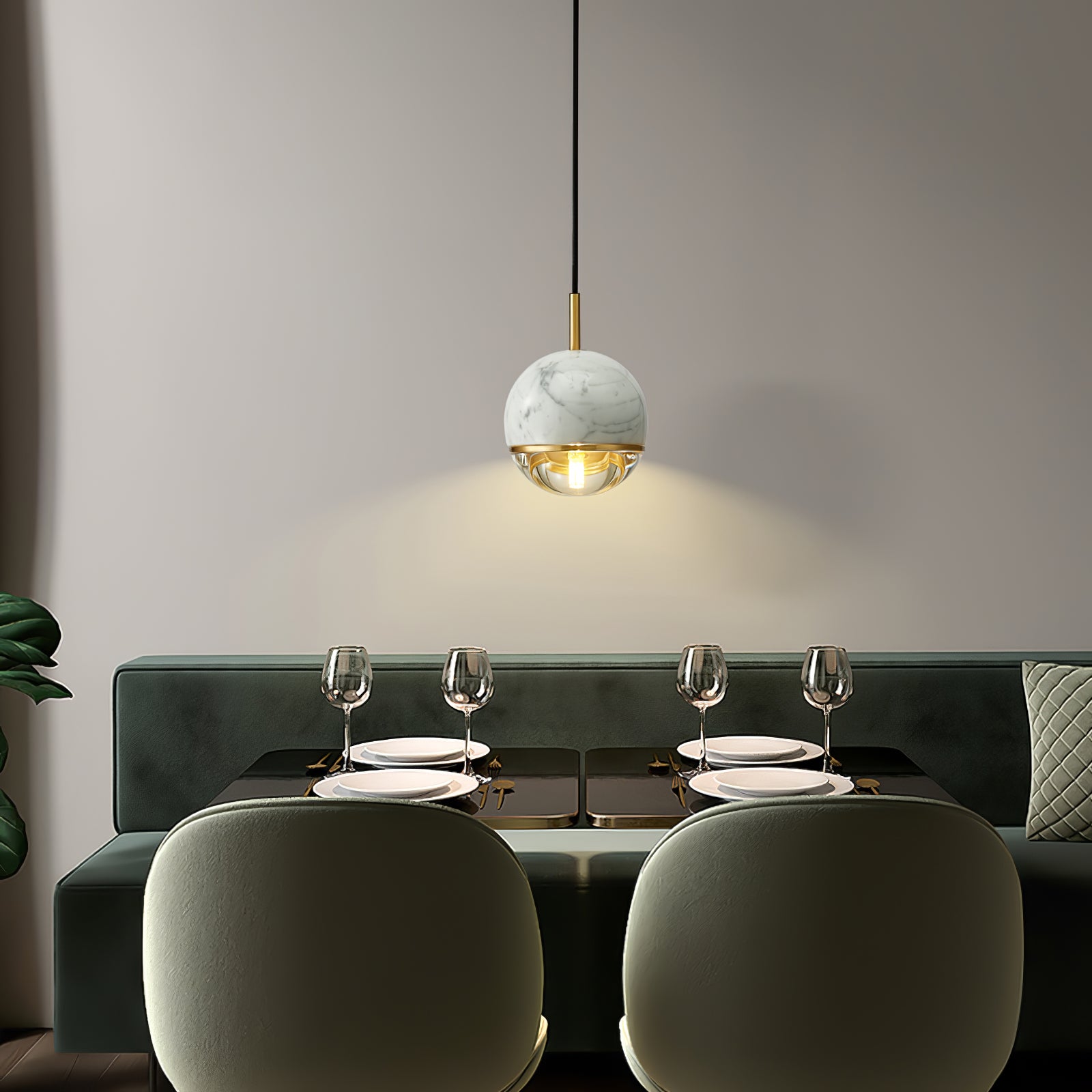 Marble Balls Pendant Lamp - Lumpaz