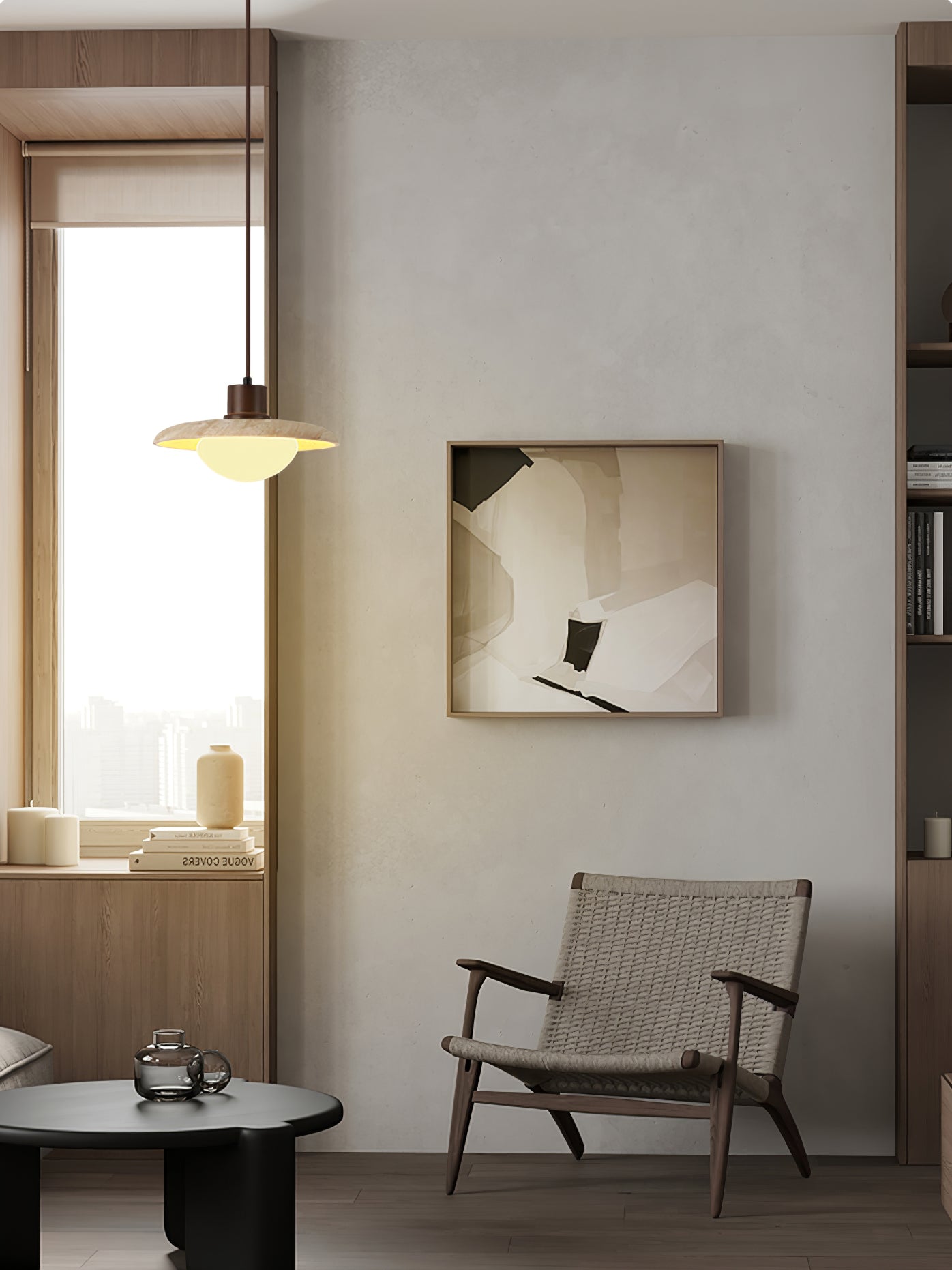 Travertine Pendant Lamp - Lumpaz