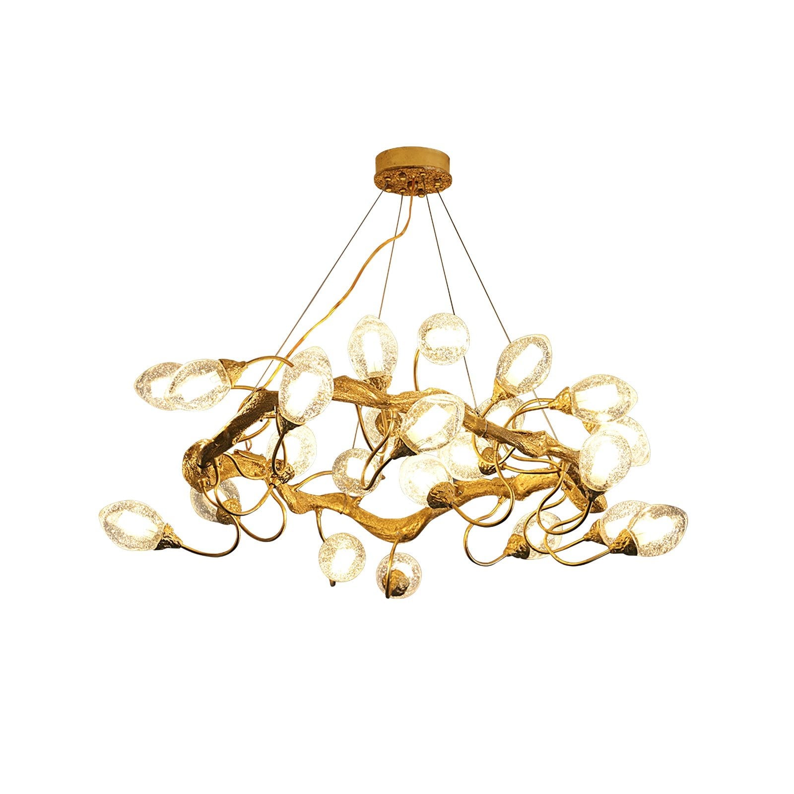 Lotus Brass Chandeliers - Lumpaz