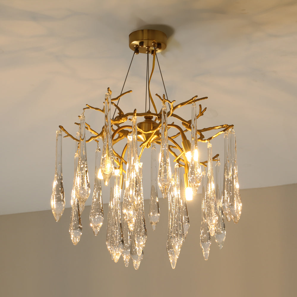 Branchs Brass Chandelier - Lumpaz