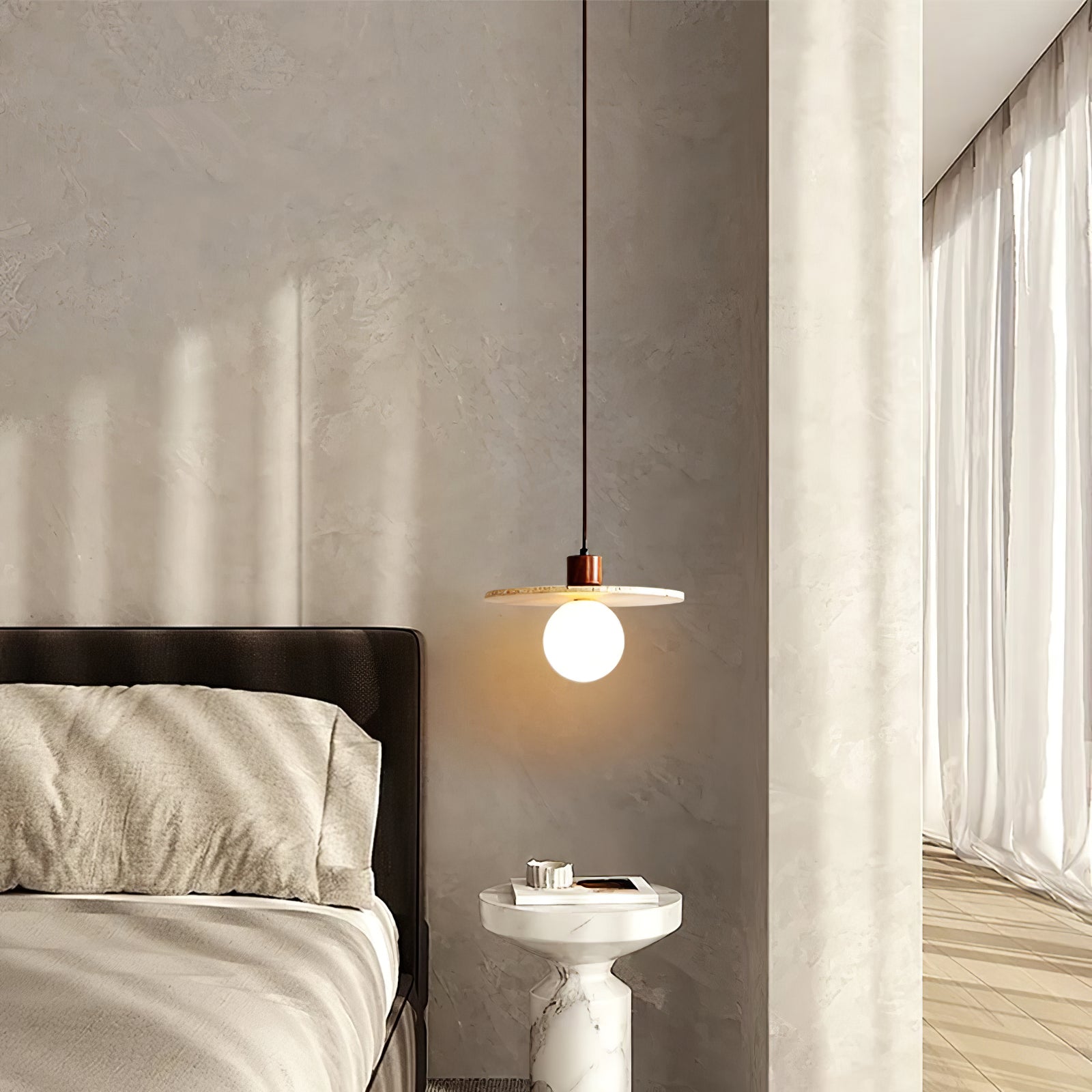 Travertine Pendant Lamp - Lumpaz