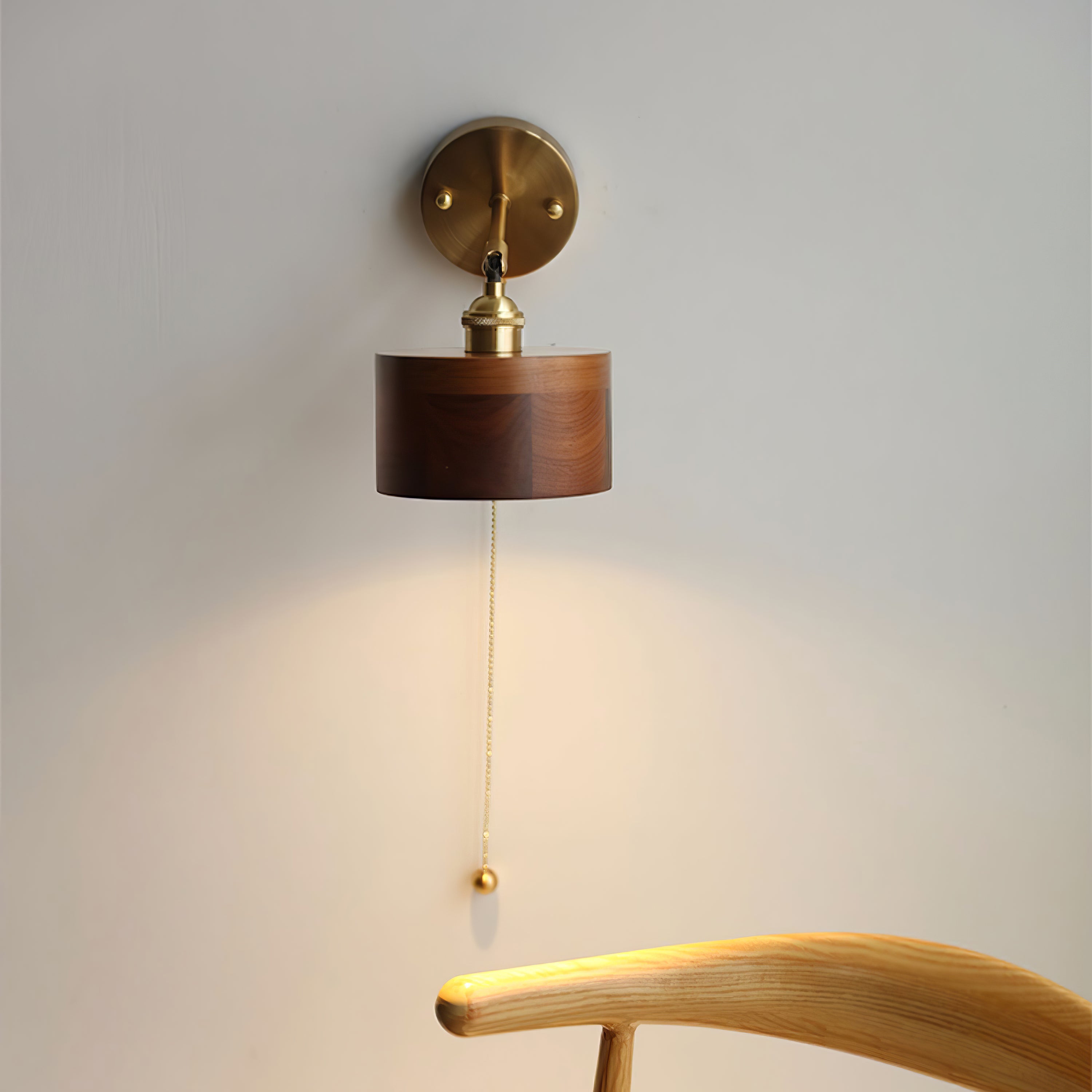 Rotatable Wooden Wall Lamp - Lumpaz